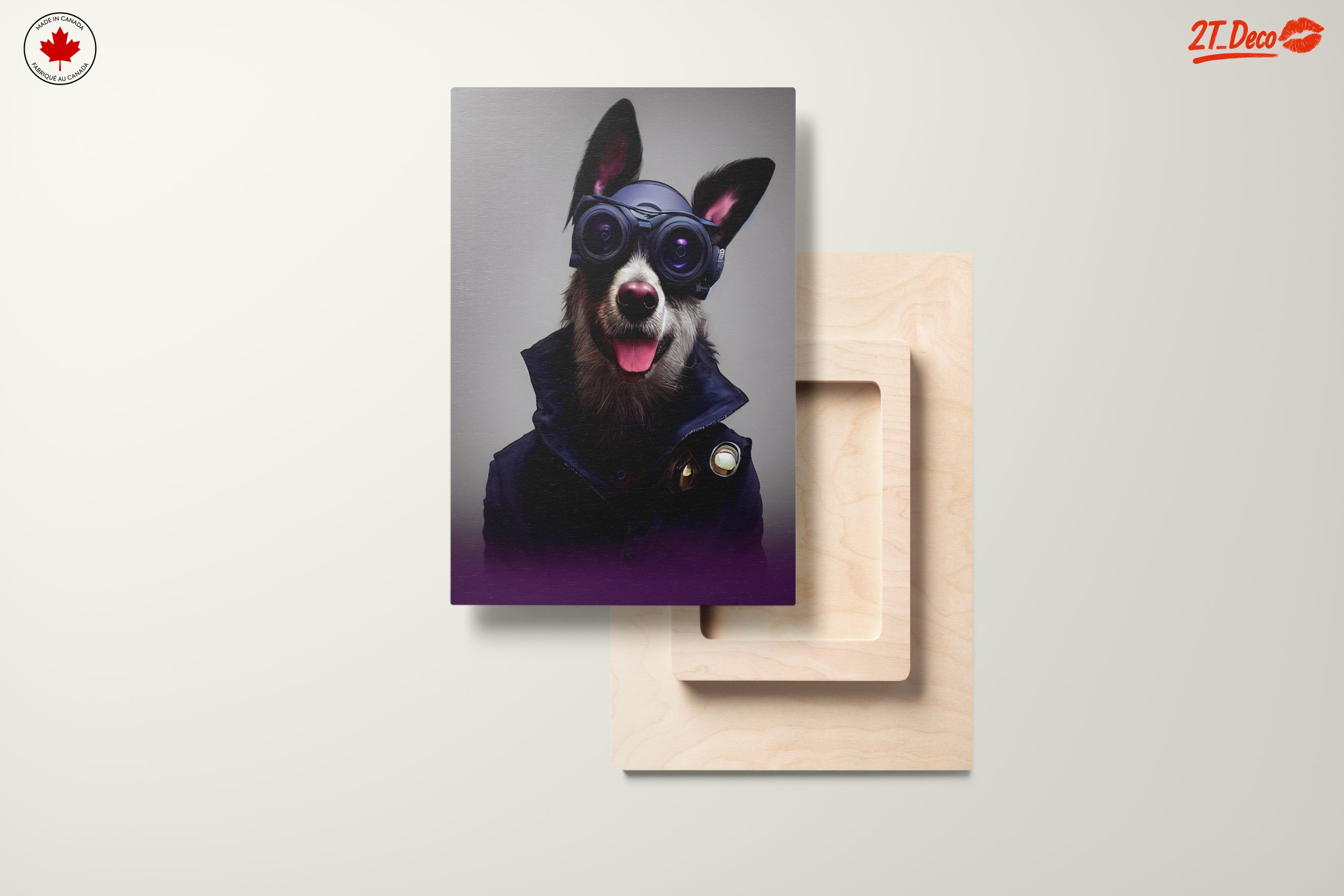 Stylized Dog Portrait with Goggles - Image 11