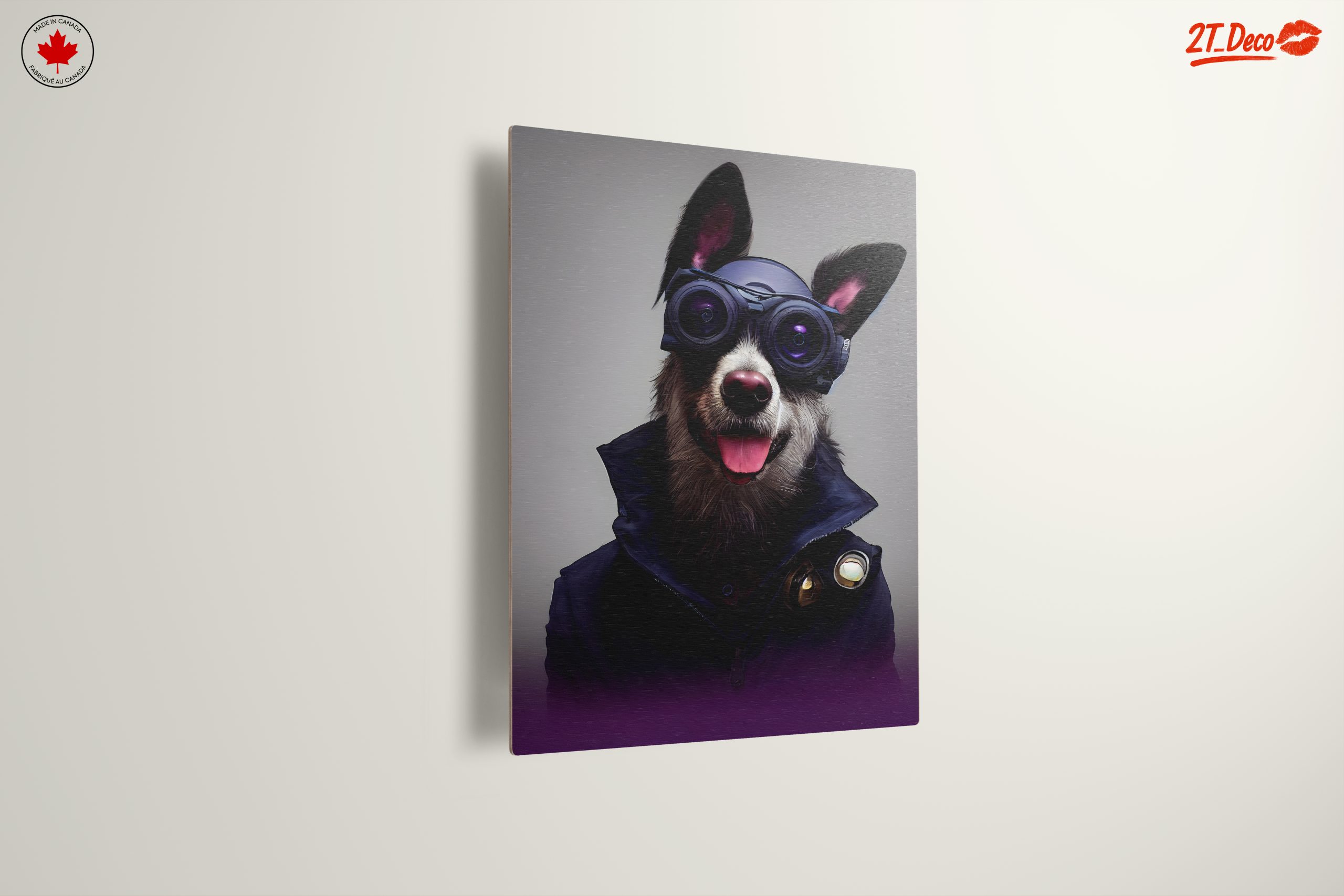 Stylized Dog Portrait with Goggles - Image 13