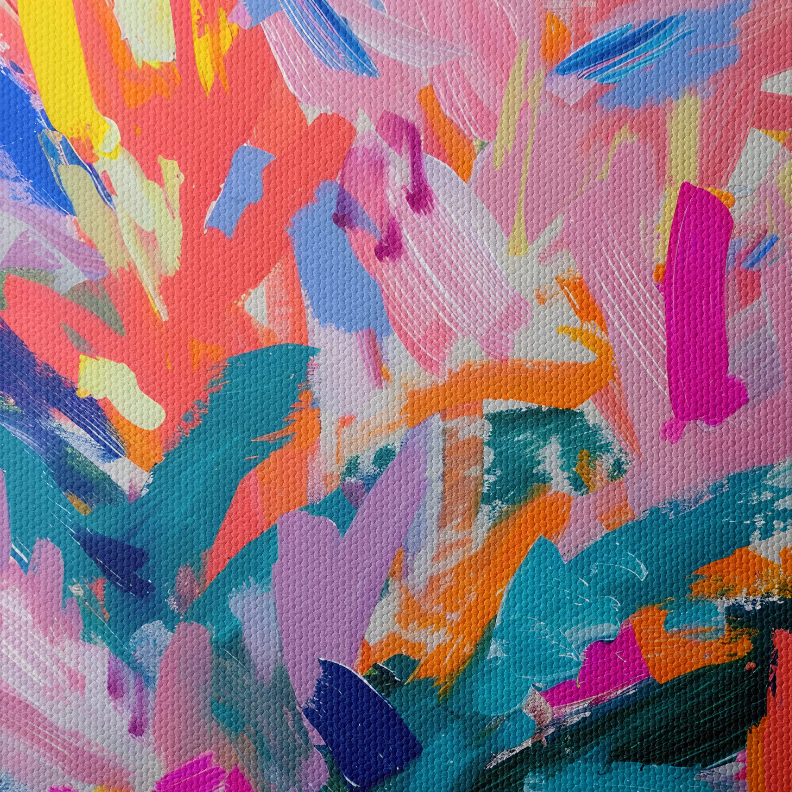 Colorful Abstract Brush Stroke Art - Image 4