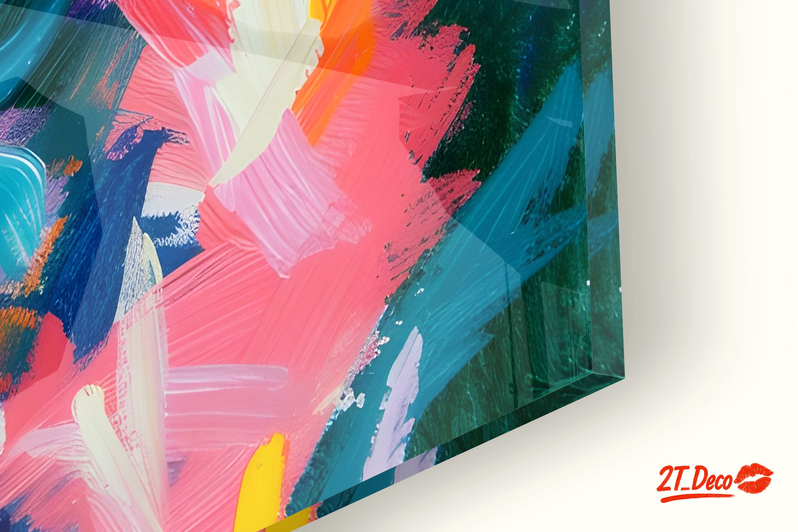 Colorful Abstract Brush Stroke Art - Image 9