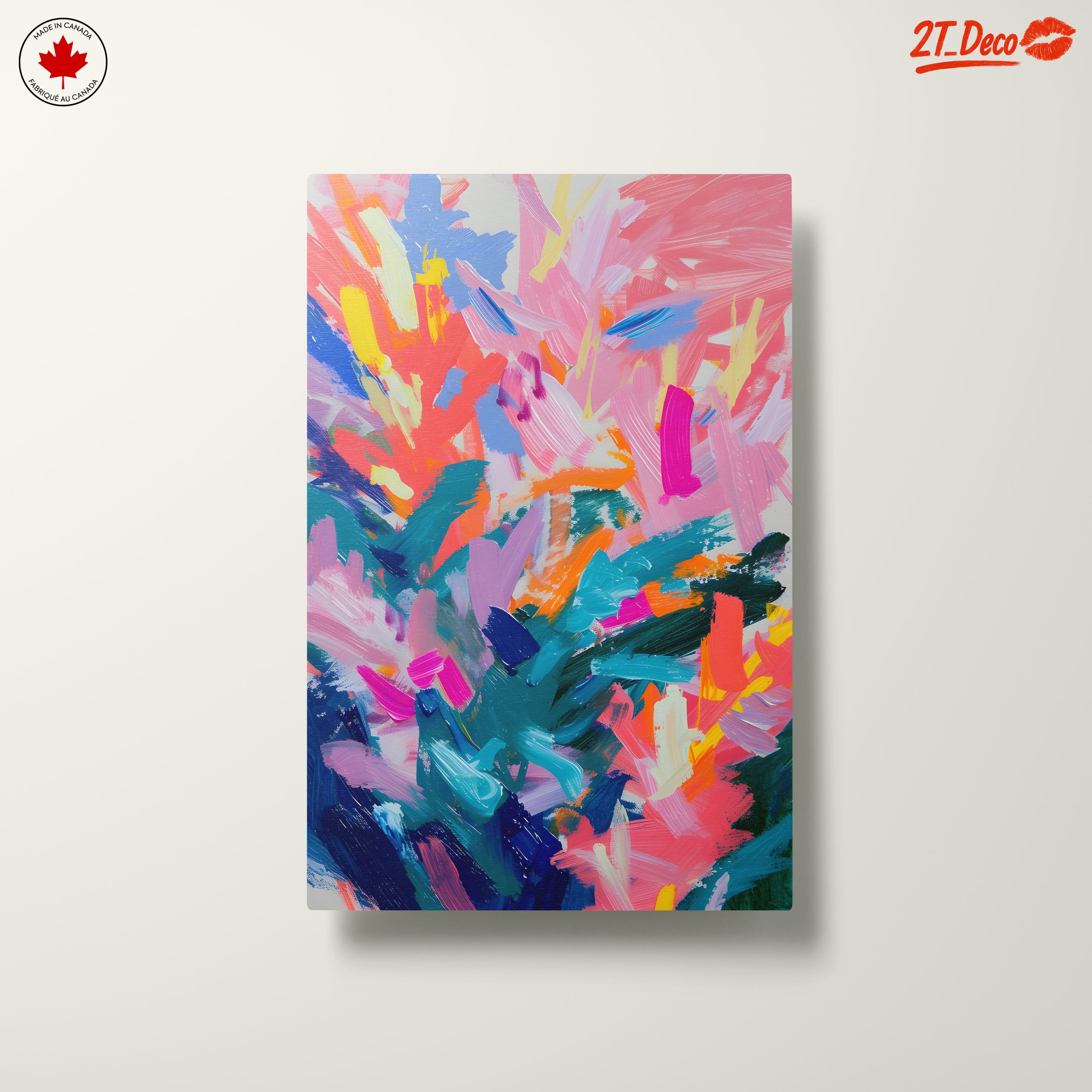 Colorful Abstract Brush Stroke Art - Image 10