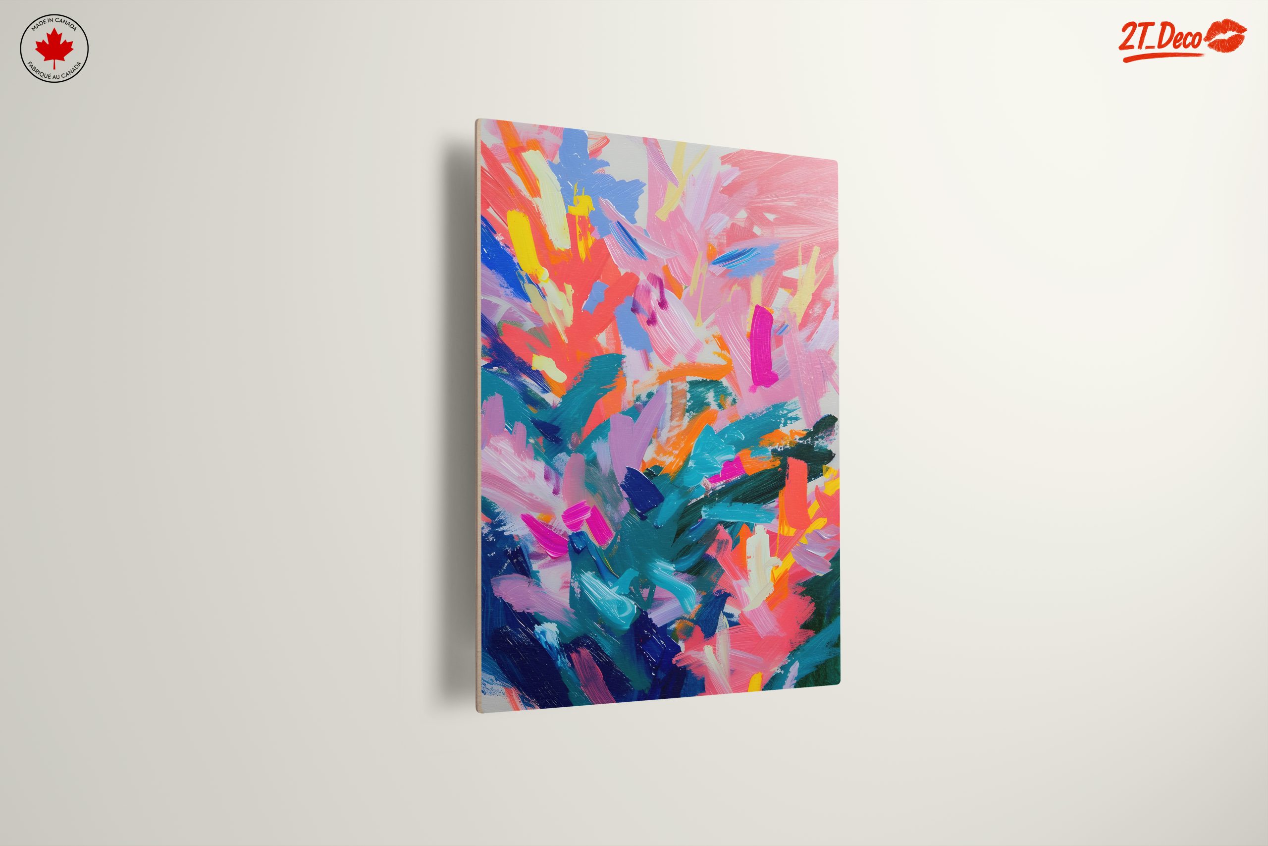 Colorful Abstract Brush Stroke Art - Image 13