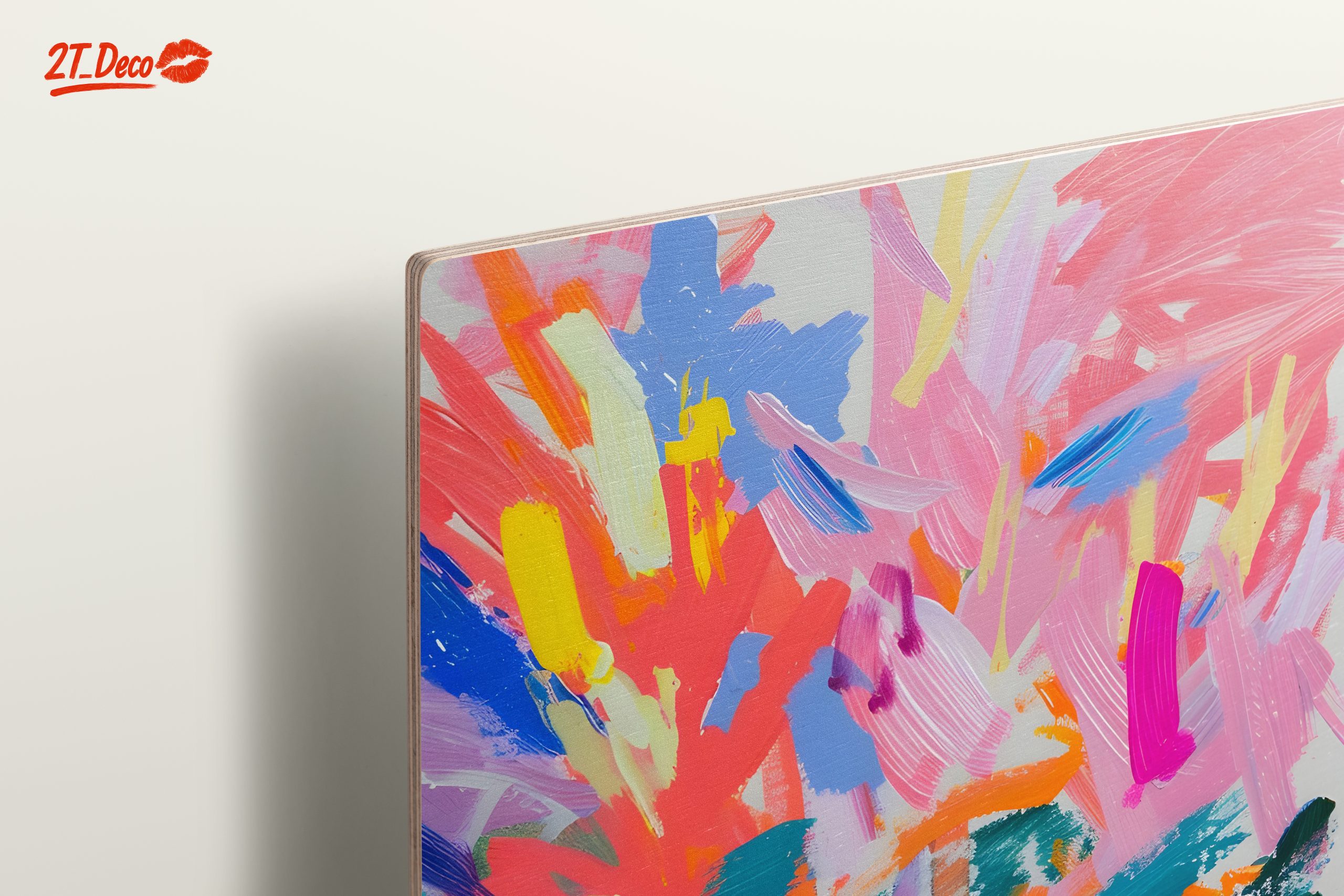 Colorful Abstract Brush Stroke Art - Image 15