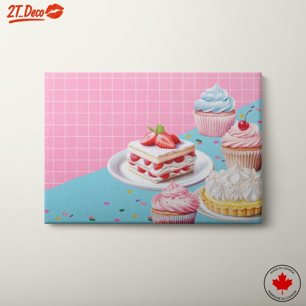 Colorful Abstract Food Illustration