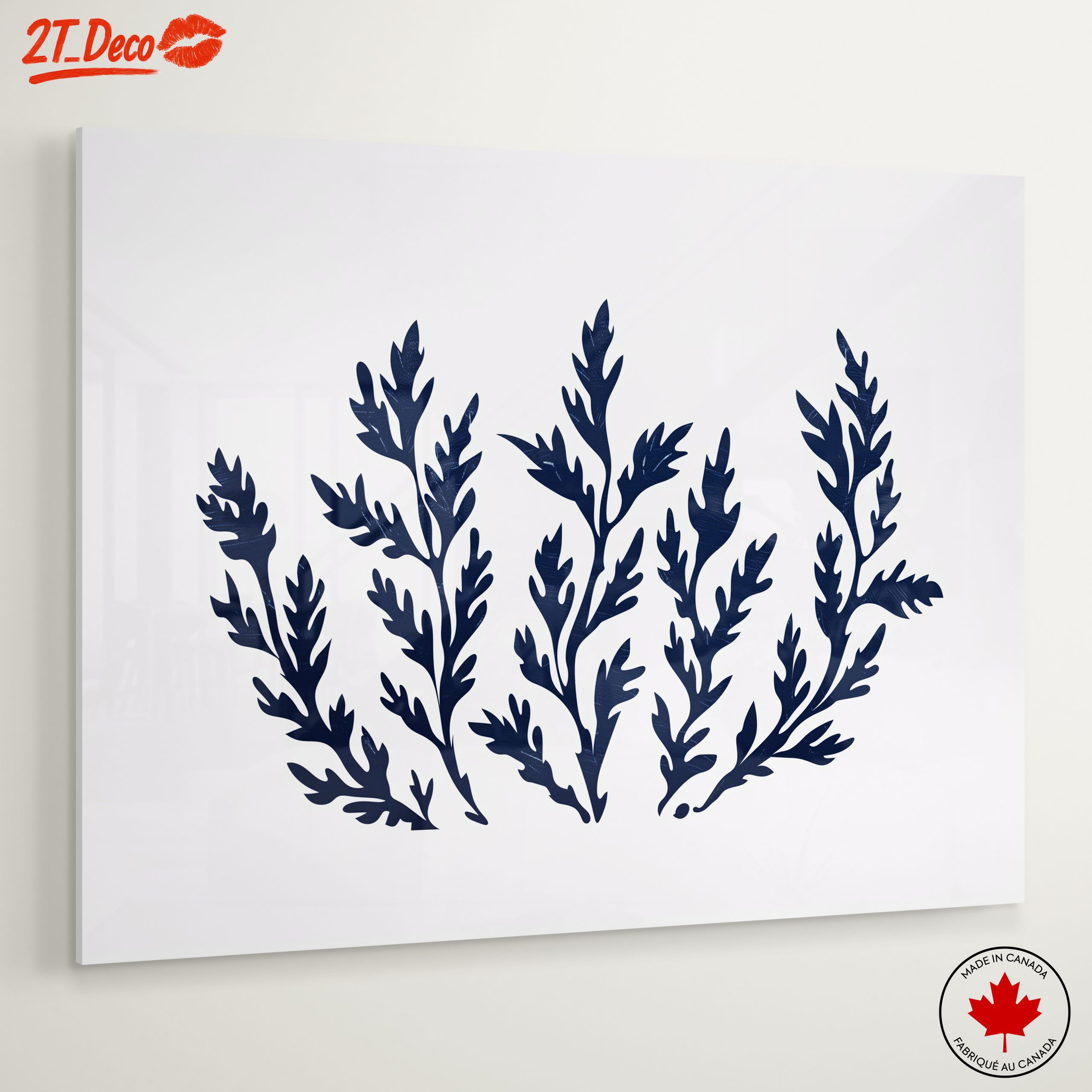 Stylized Botanical Leaf Art for Home Decor - Image 6