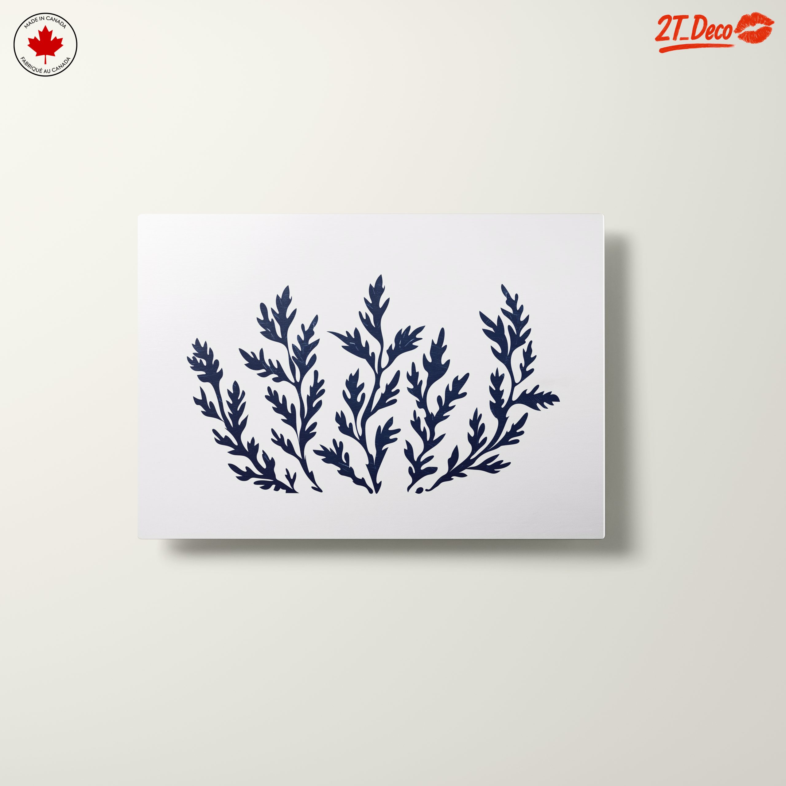 Stylized Botanical Leaf Art for Home Decor - Image 10