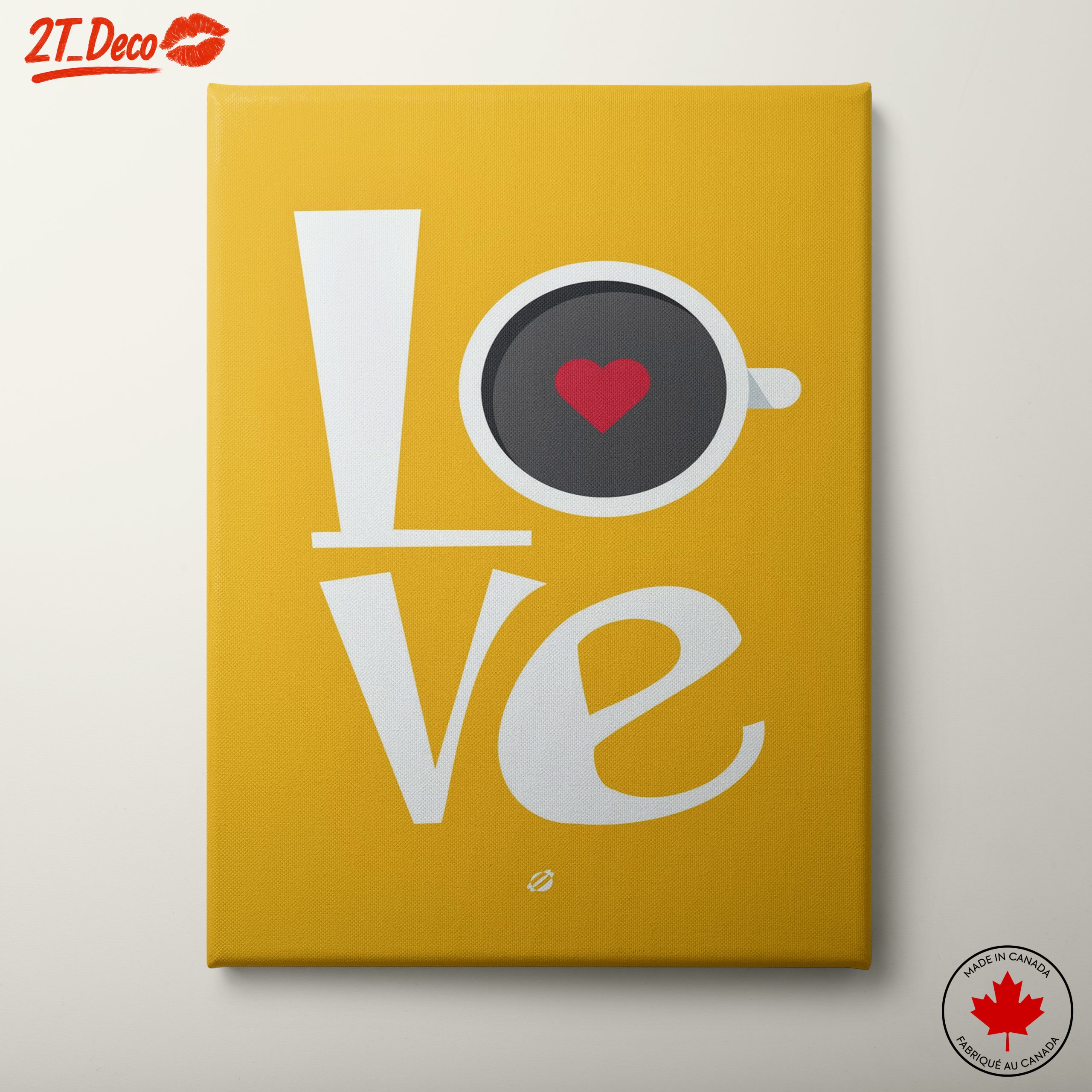 Love Coffee Art with Heart
