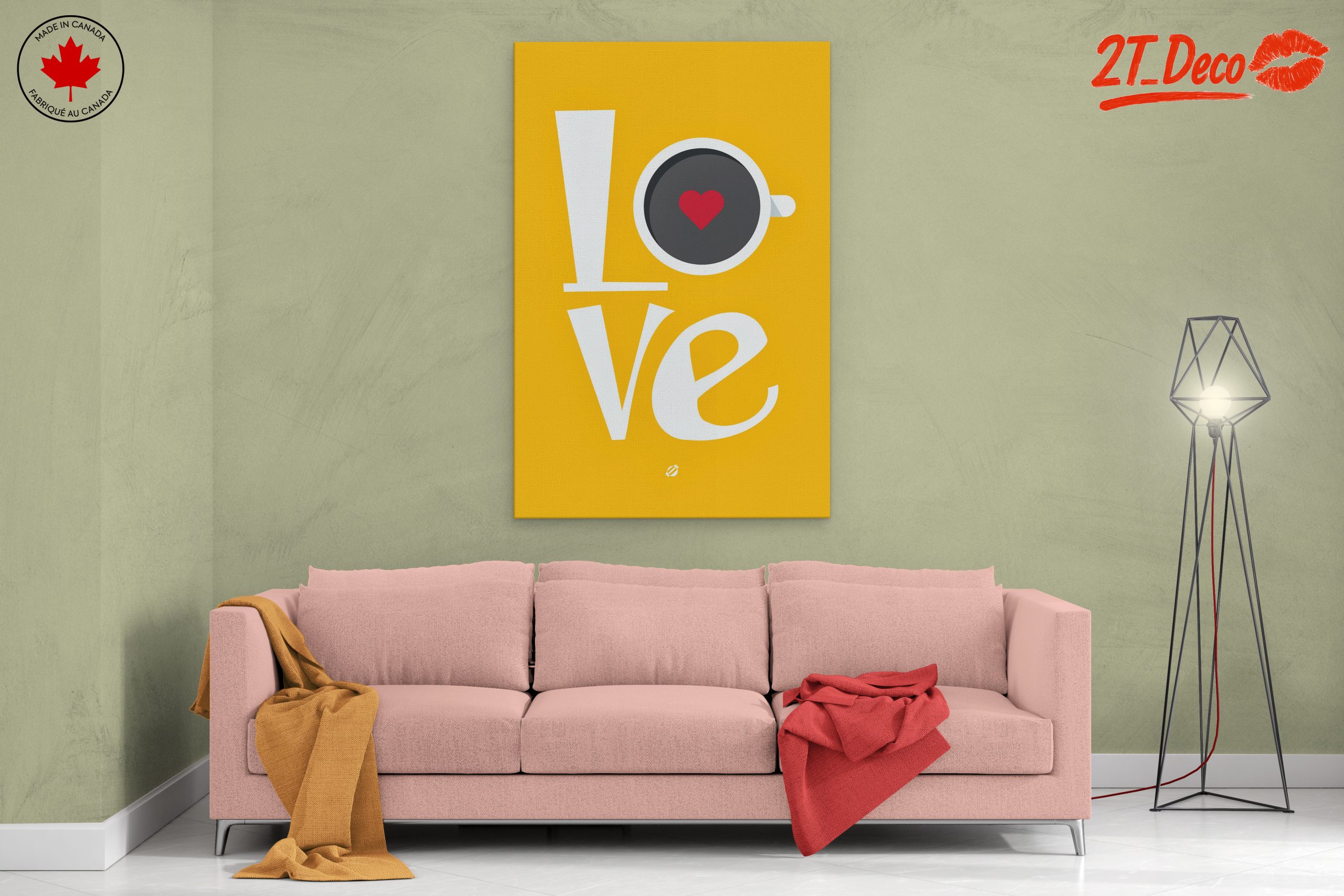 Love Coffee Art with Heart - Image 2