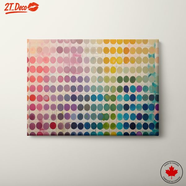 Vibrant Color Palette Abstract Art