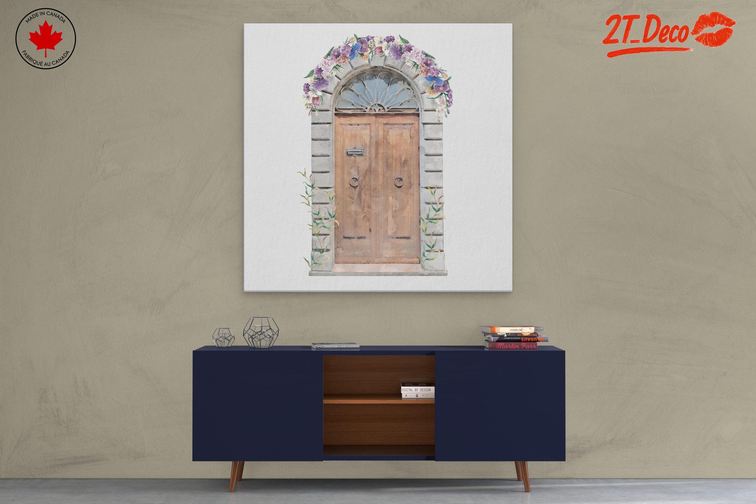 Charming Floral Doorway Art - Image 3