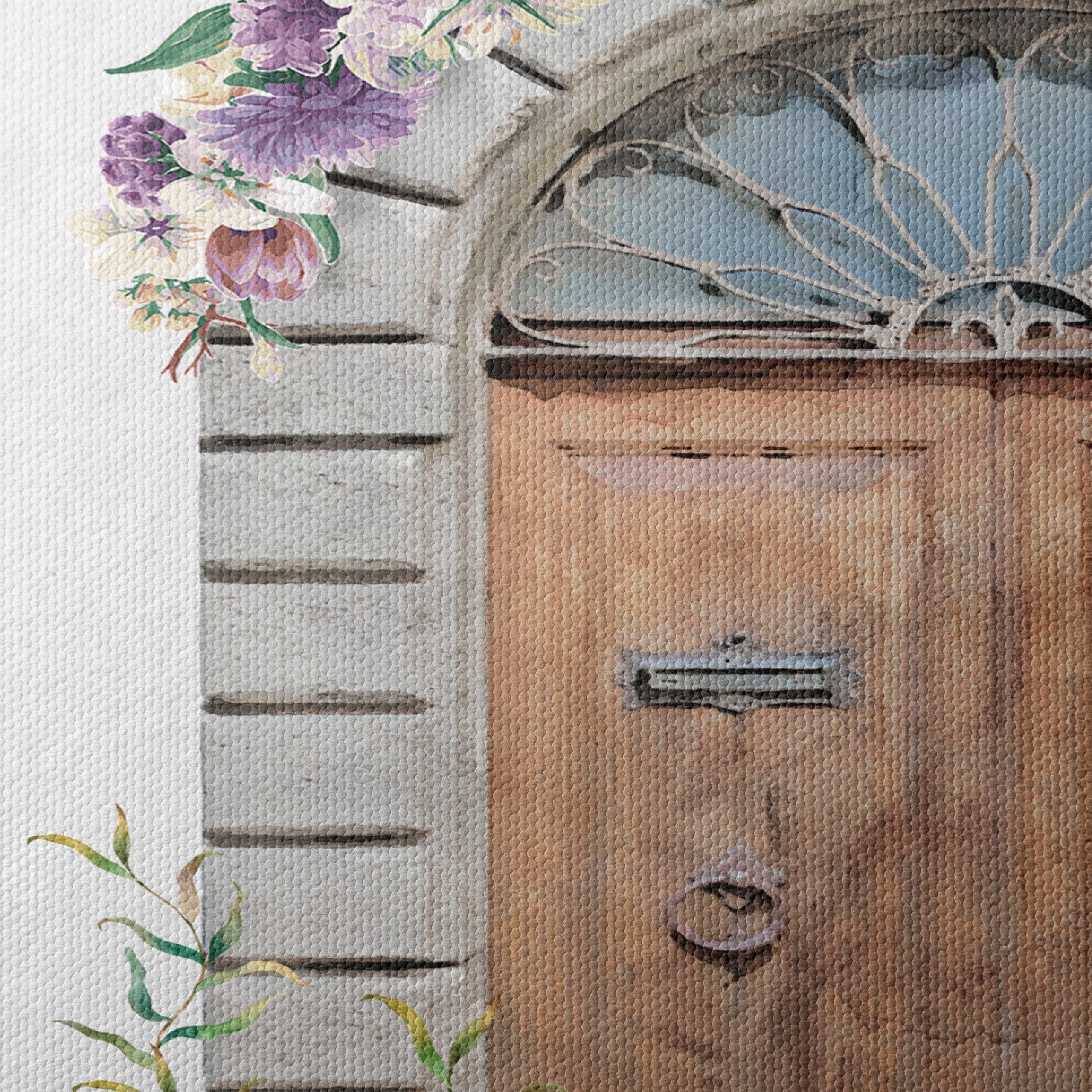 Charming Floral Doorway Art - Image 4