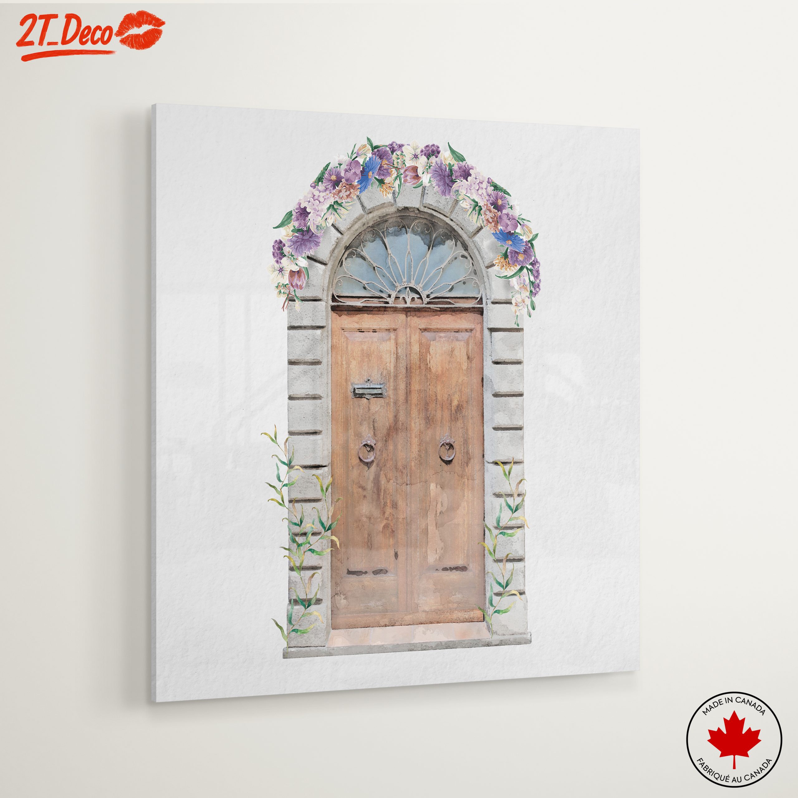 Charming Floral Doorway Art - Image 6