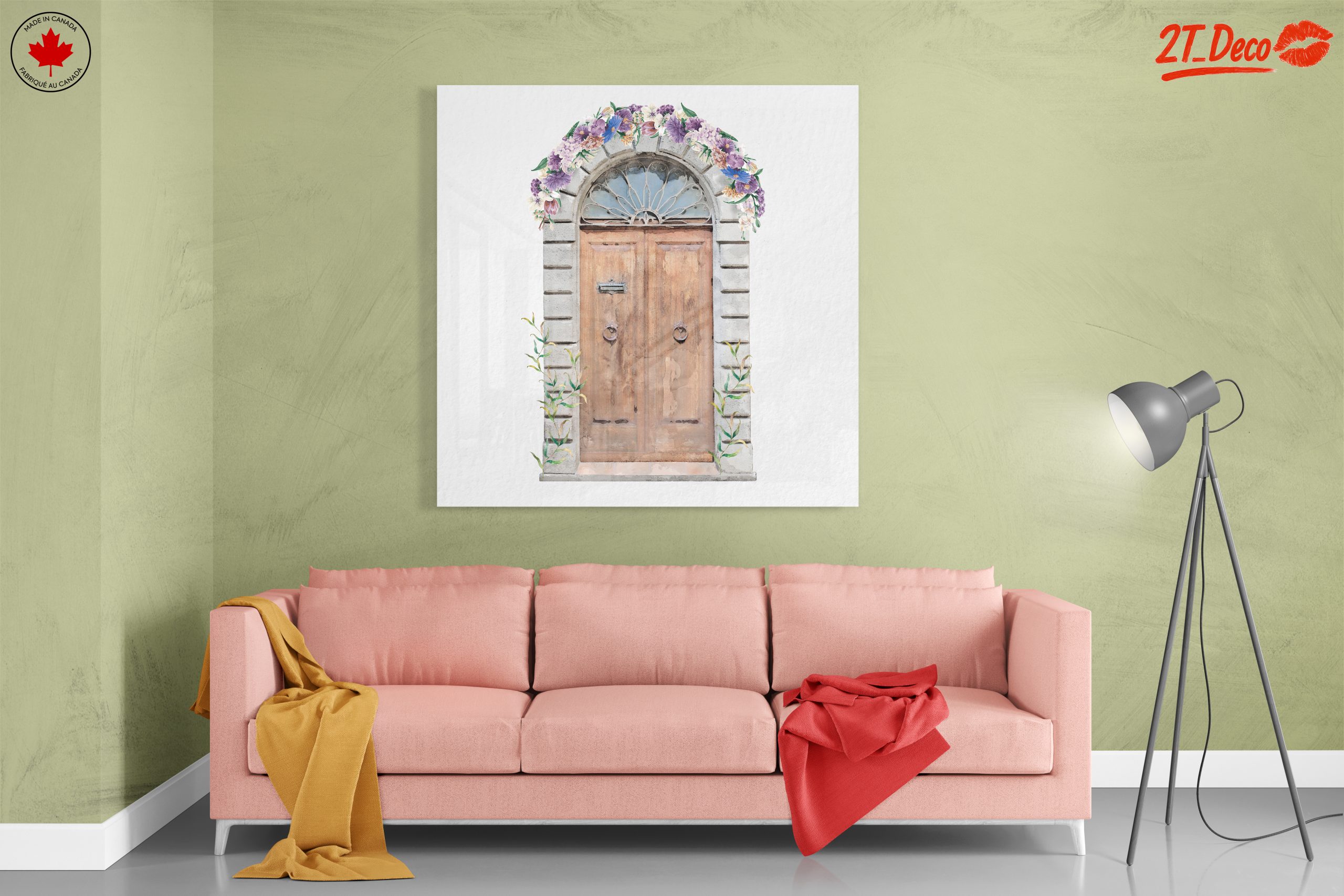 Charming Floral Doorway Art - Image 7