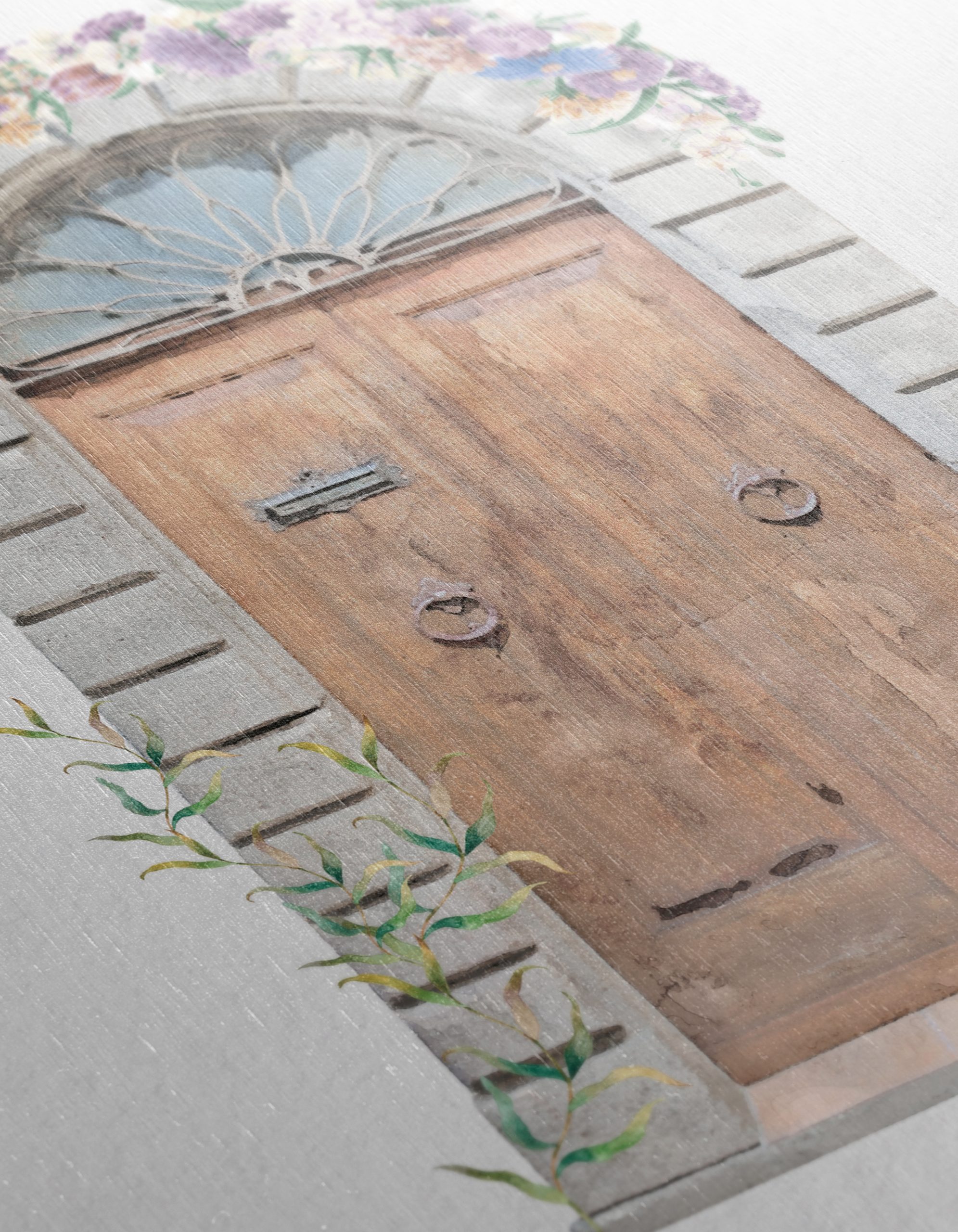 Charming Floral Doorway Art - Image 12