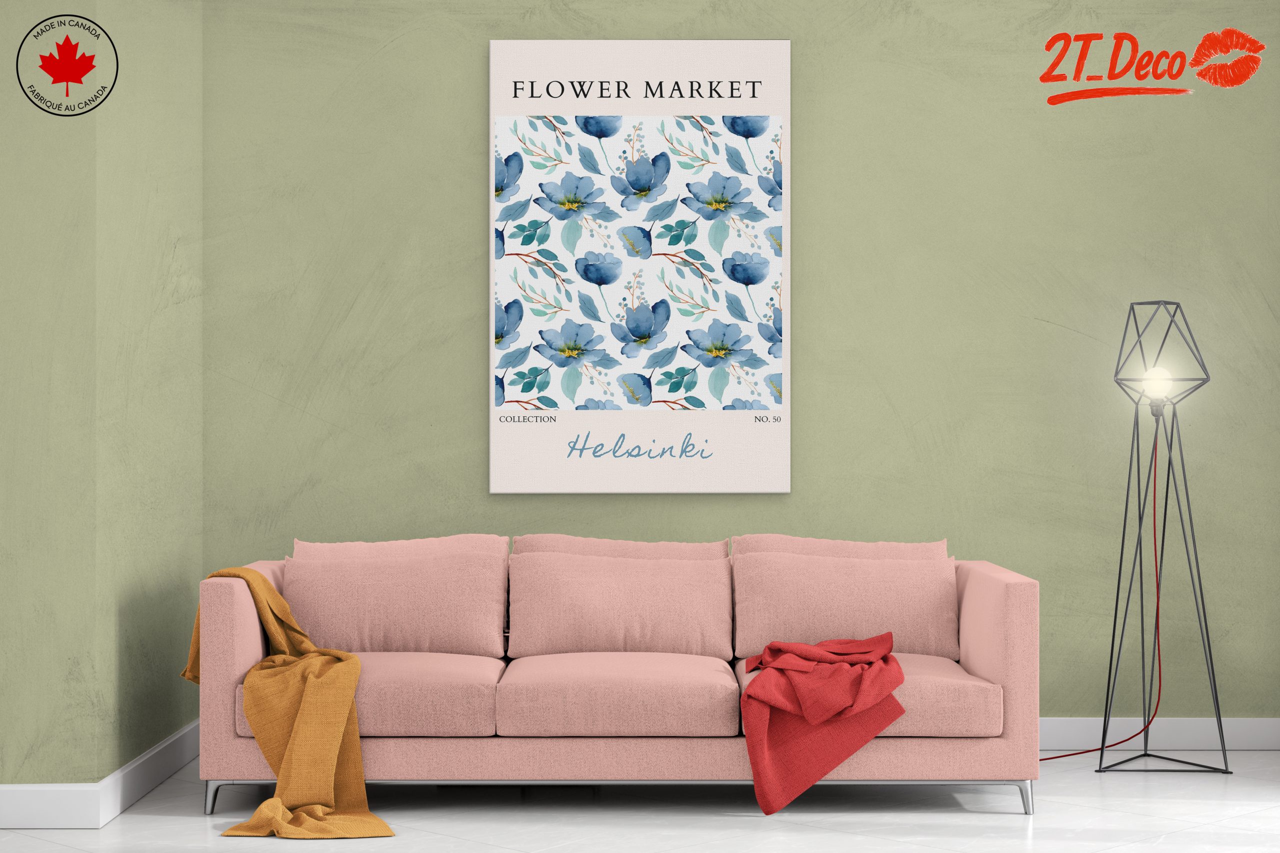 Blue Floral Design from Helsinki - Image 2