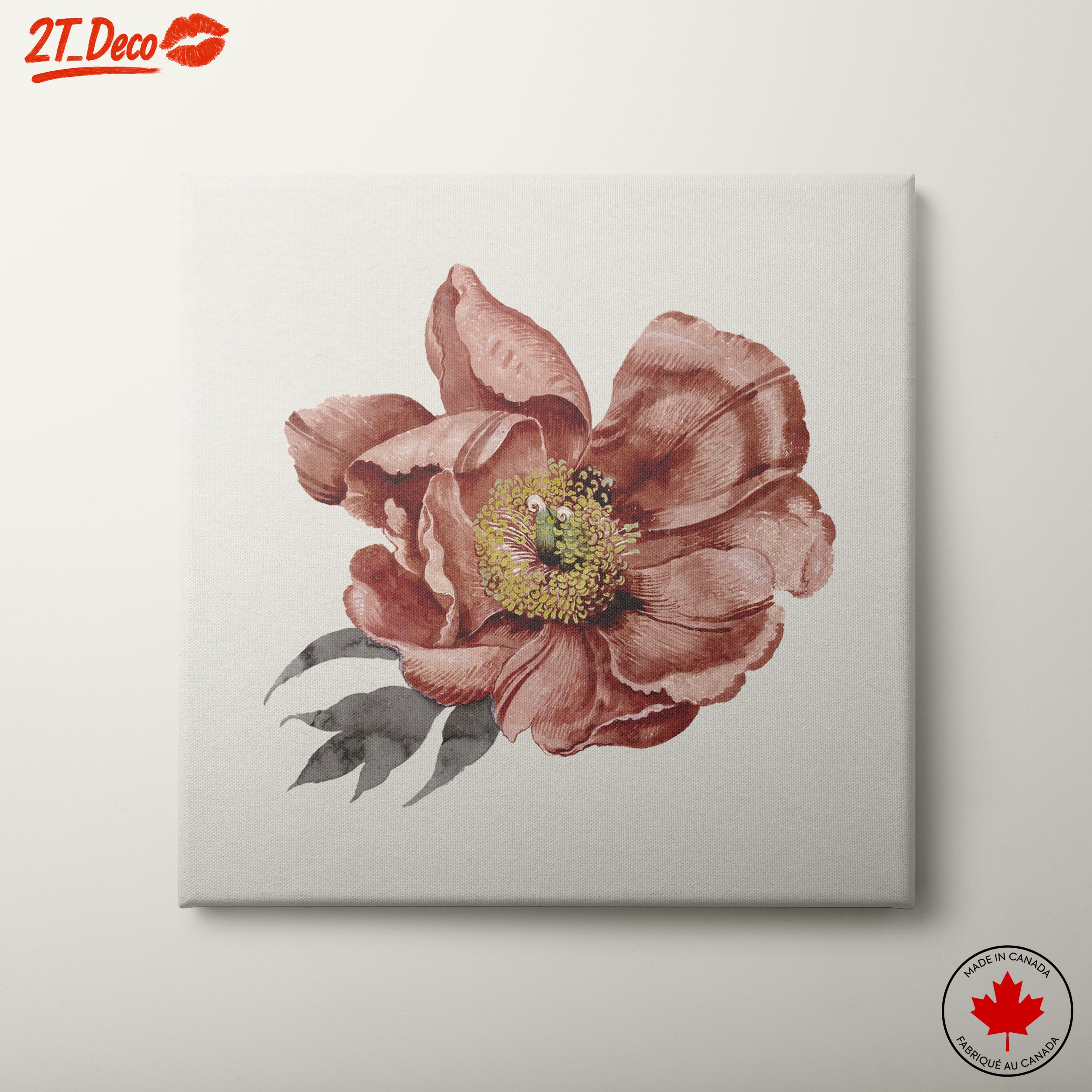 Elegant Floral Watercolor Art for Home Decoration