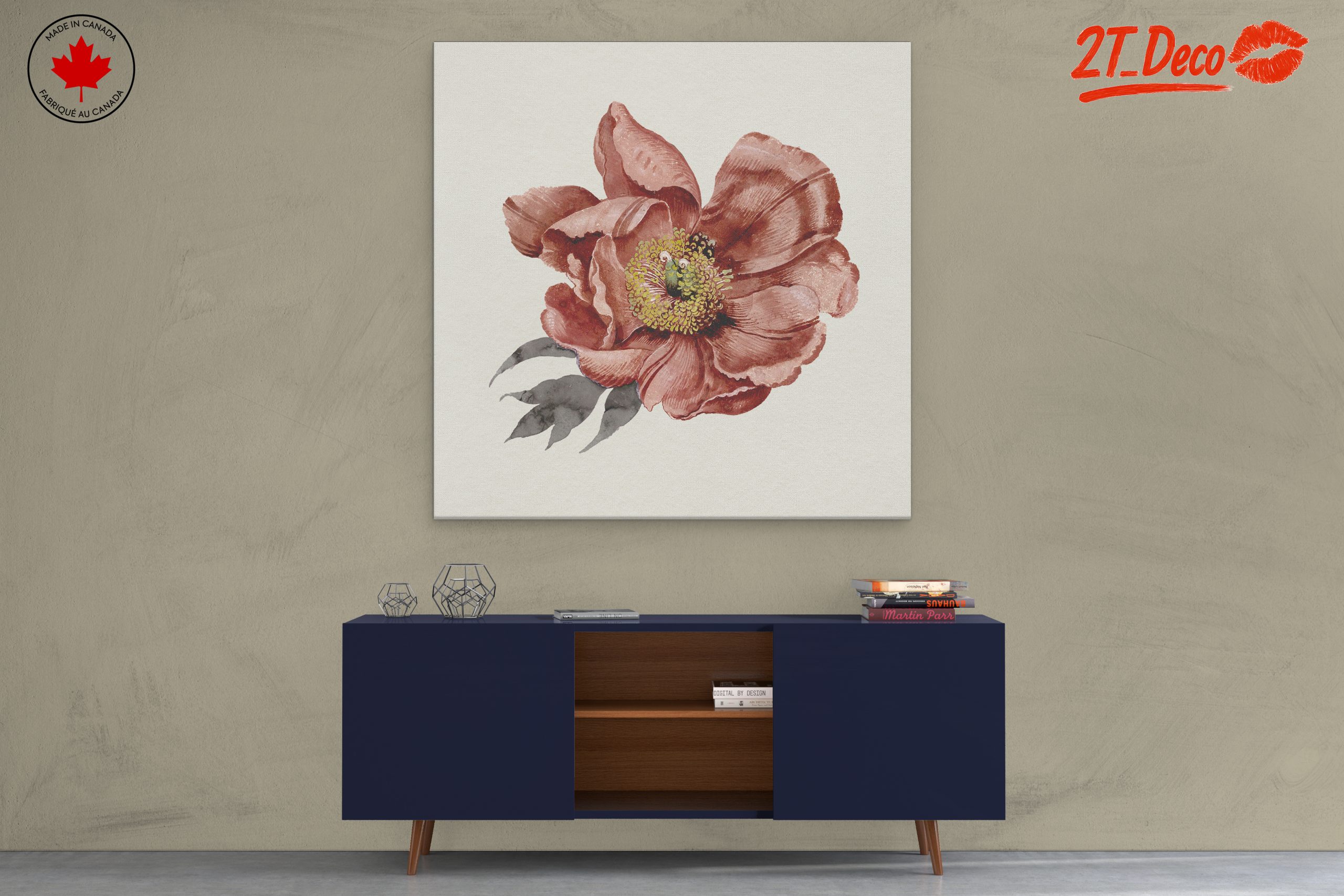 Elegant Floral Watercolor Art for Home Decoration - Image 3