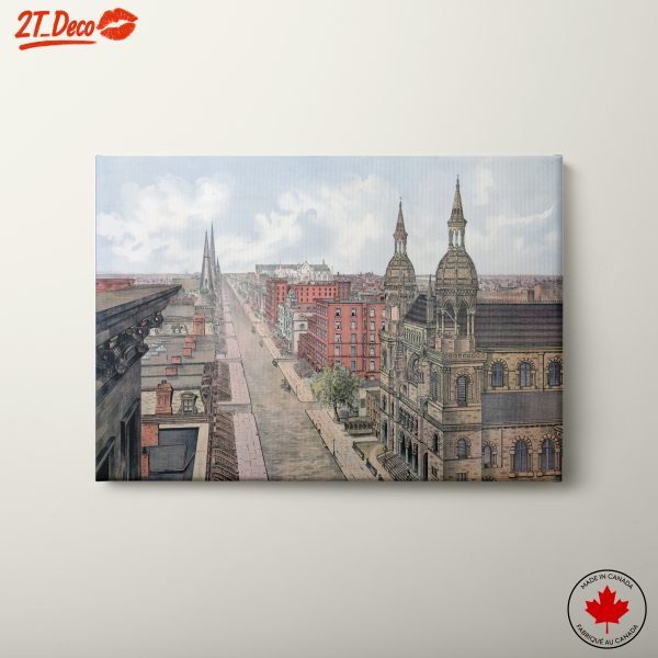 Historic Cityscape View of Urban Architecture