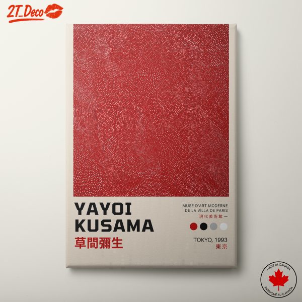 Yayoi Kusama Red Dot Artwork