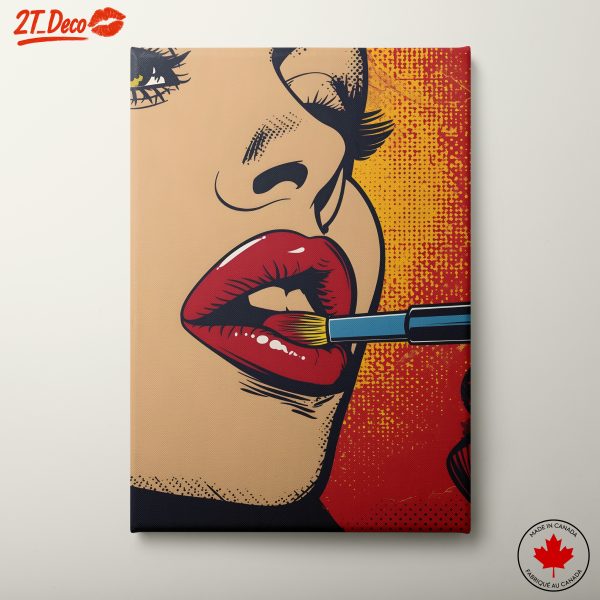Vibrant Pop Art Portrait of a Woman 3