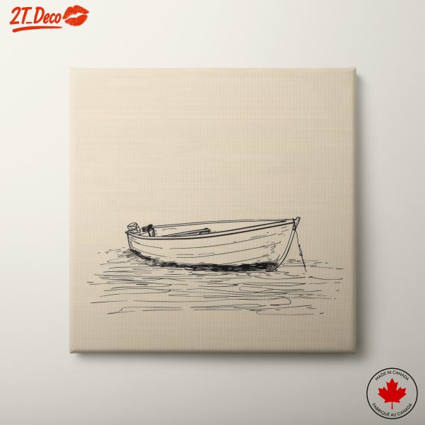 Stylized Marine Boat Illustration