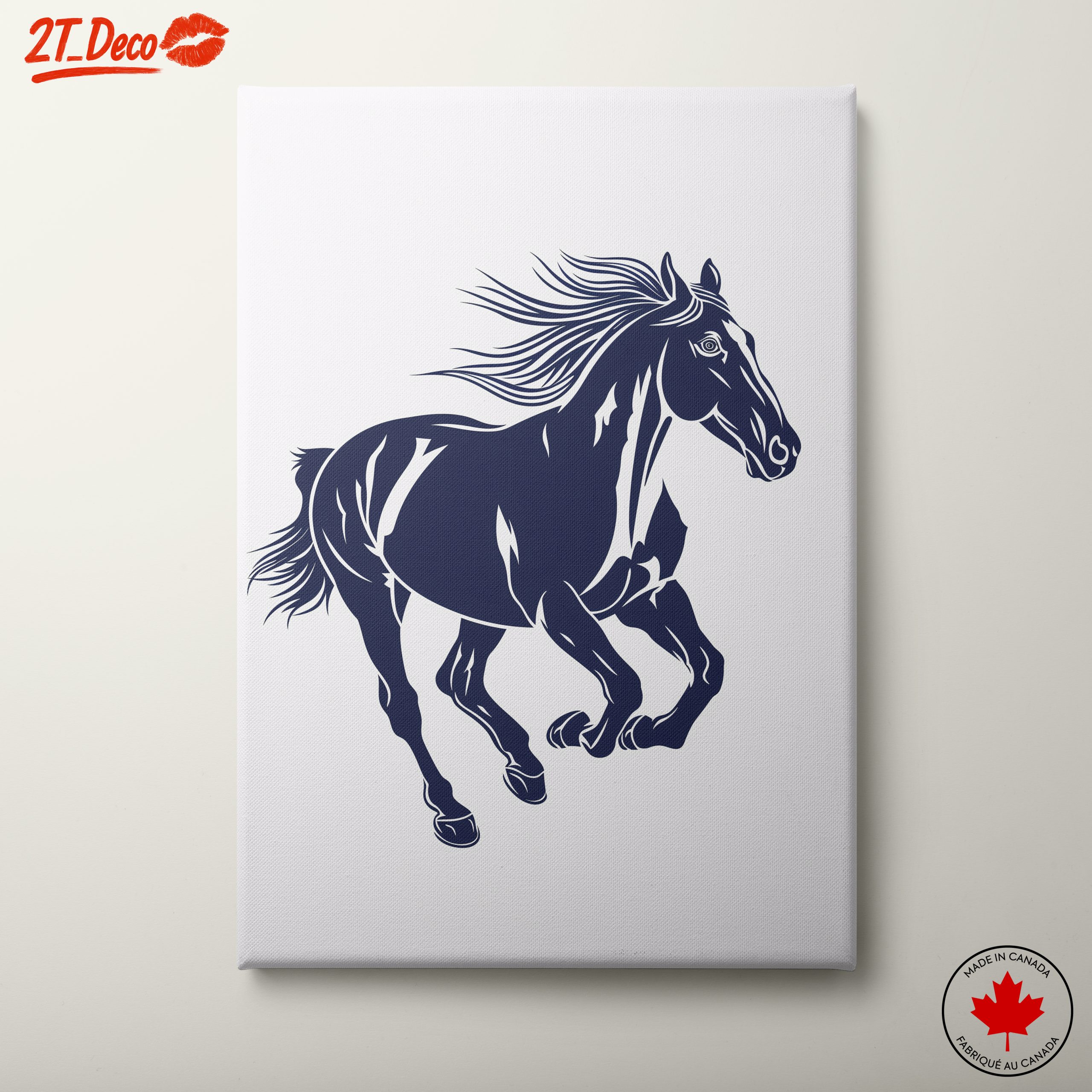 Stylized Horse Illustration Art