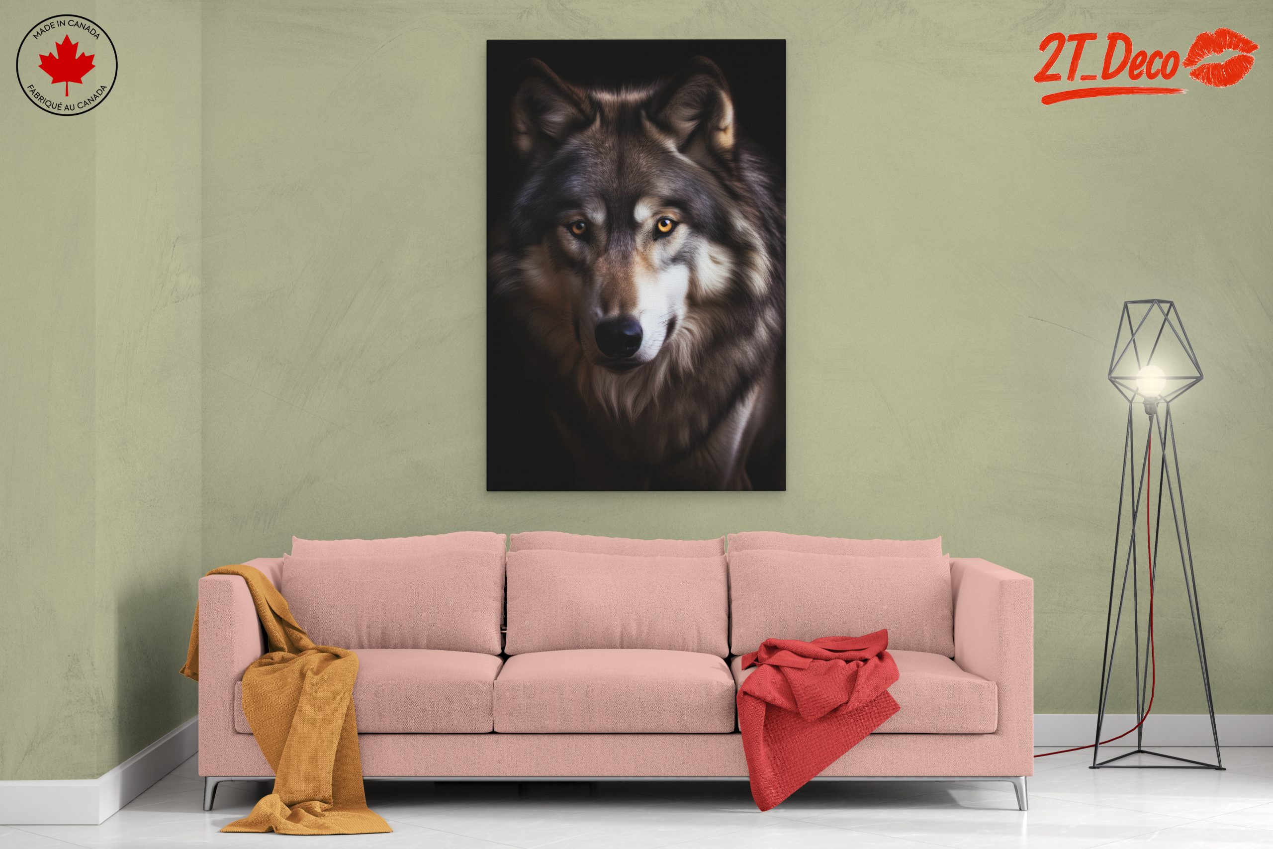 Stunning Wolf Wall Art - Image 2