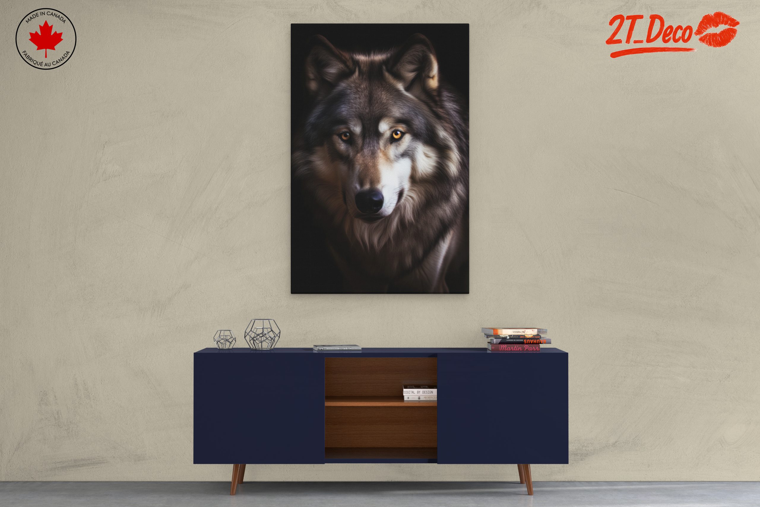 Stunning Wolf Wall Art - Image 3