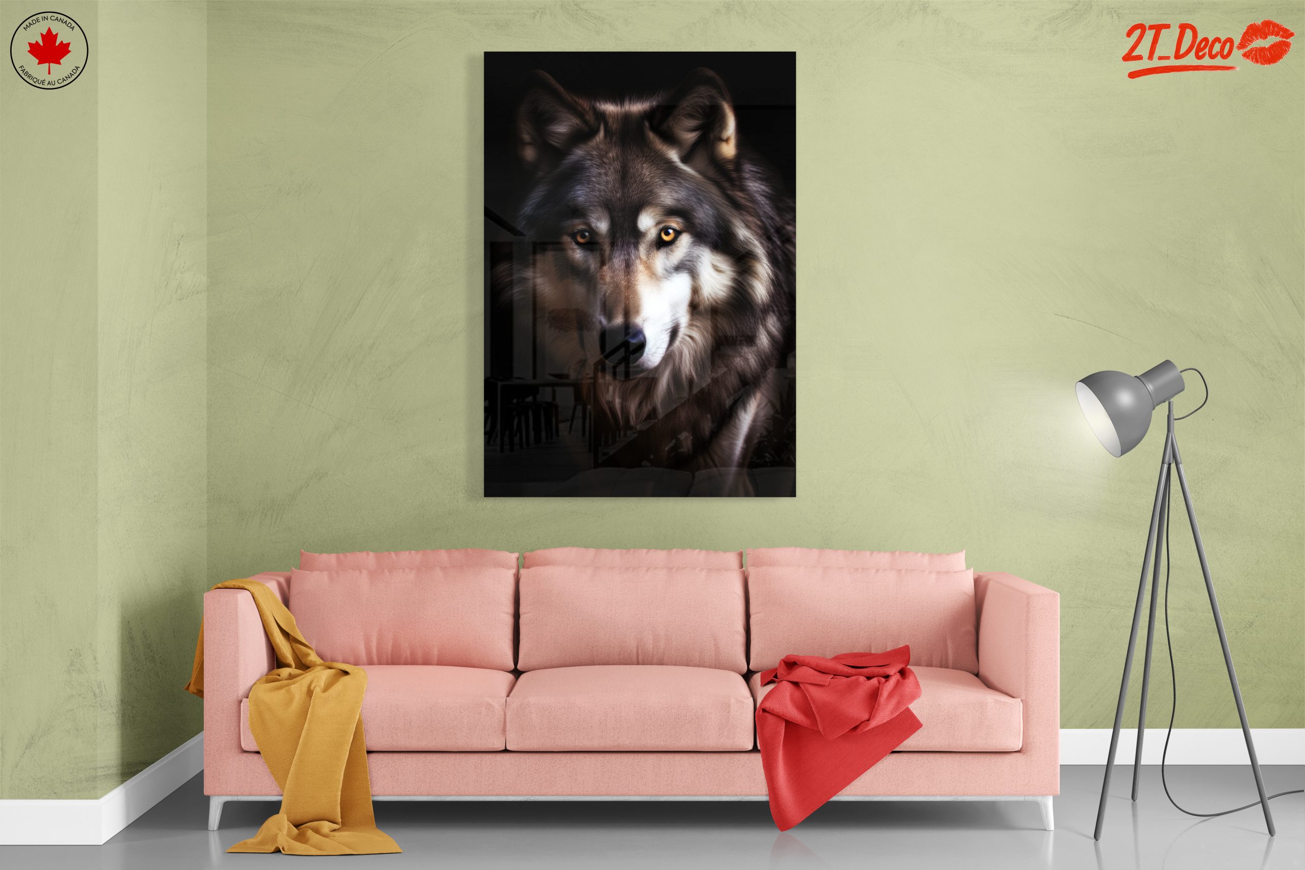 Stunning Wolf Wall Art - Image 7