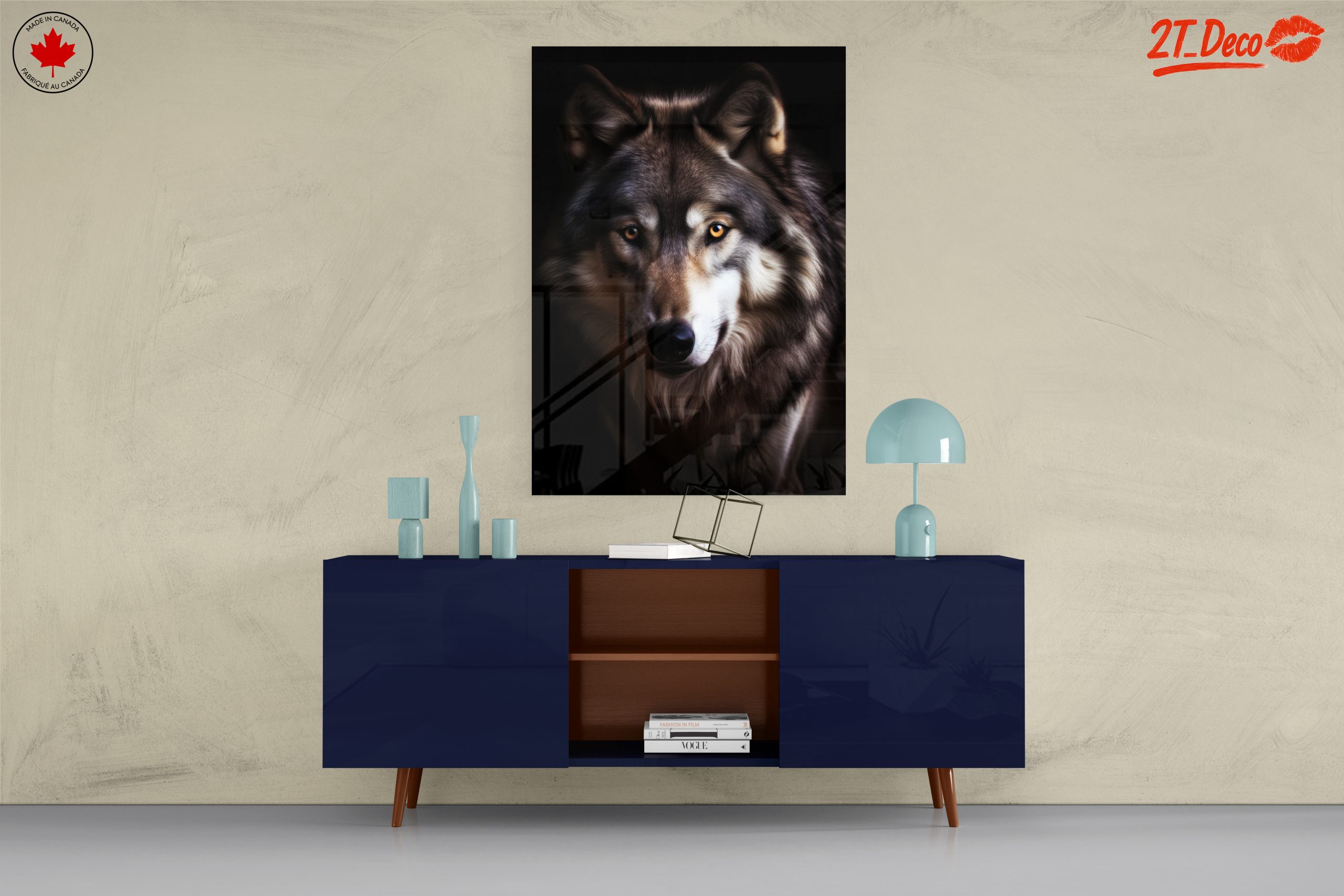 Stunning Wolf Wall Art - Image 8