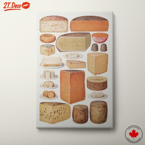 Artistic Cheese Illustration for Food Lovers