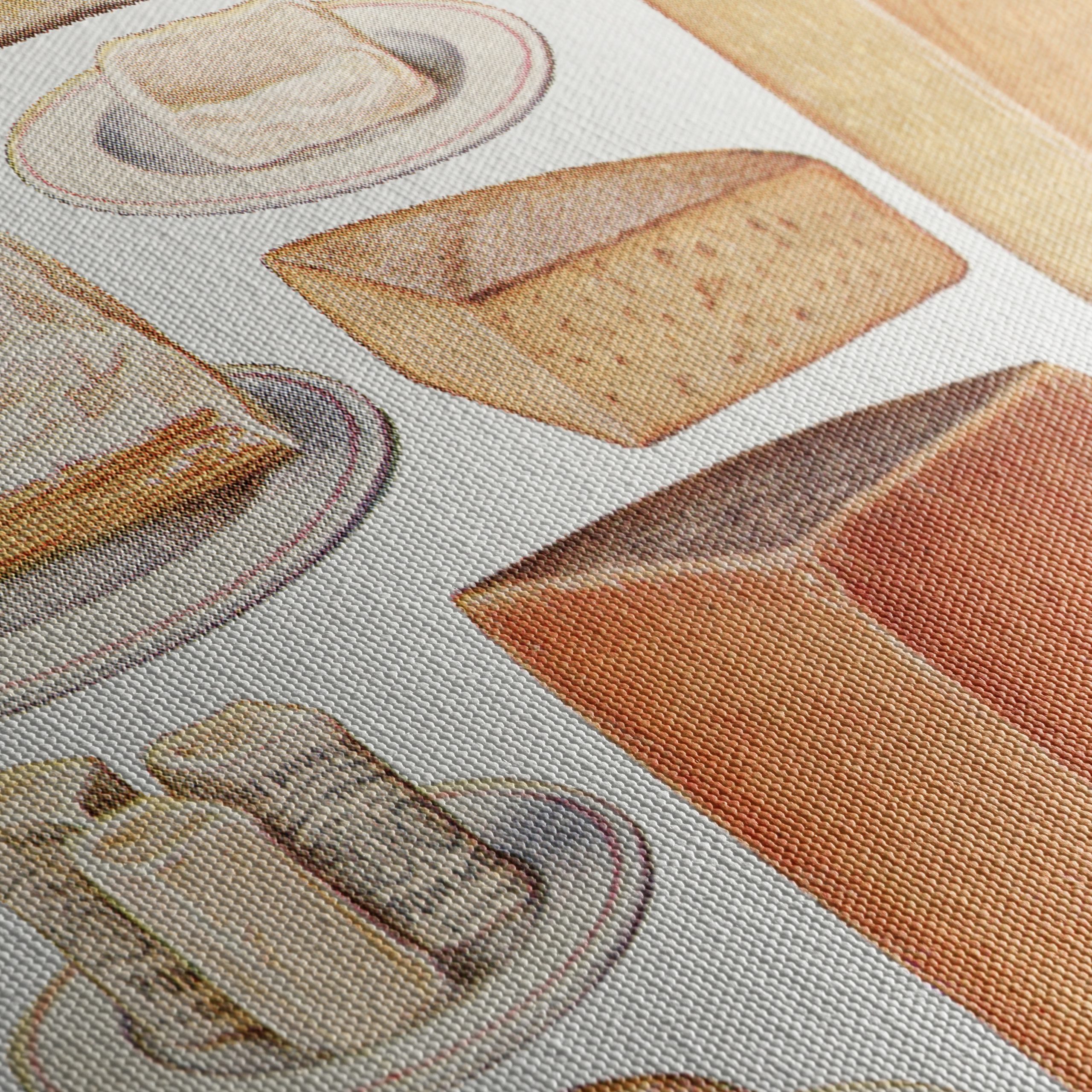 Artistic Cheese Illustration for Food Lovers - Image 5