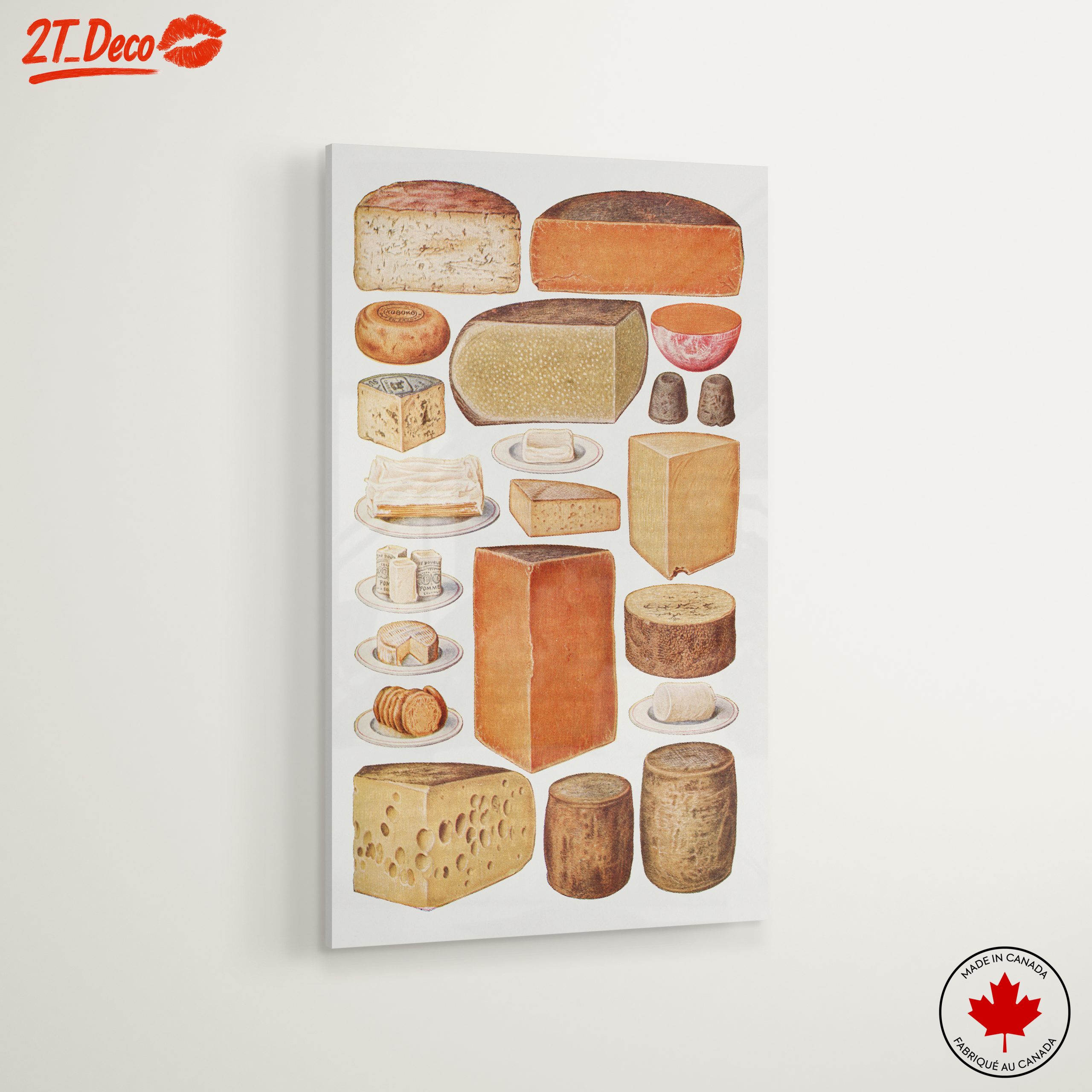 Artistic Cheese Illustration for Food Lovers - Image 6