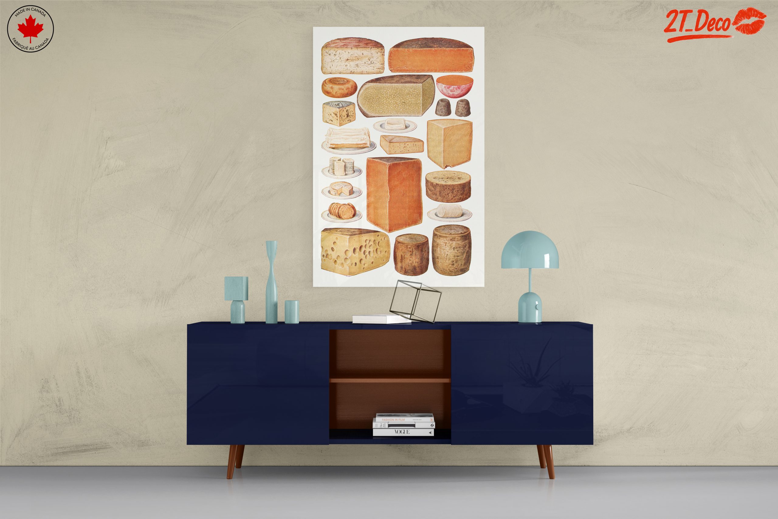 Artistic Cheese Illustration for Food Lovers - Image 8