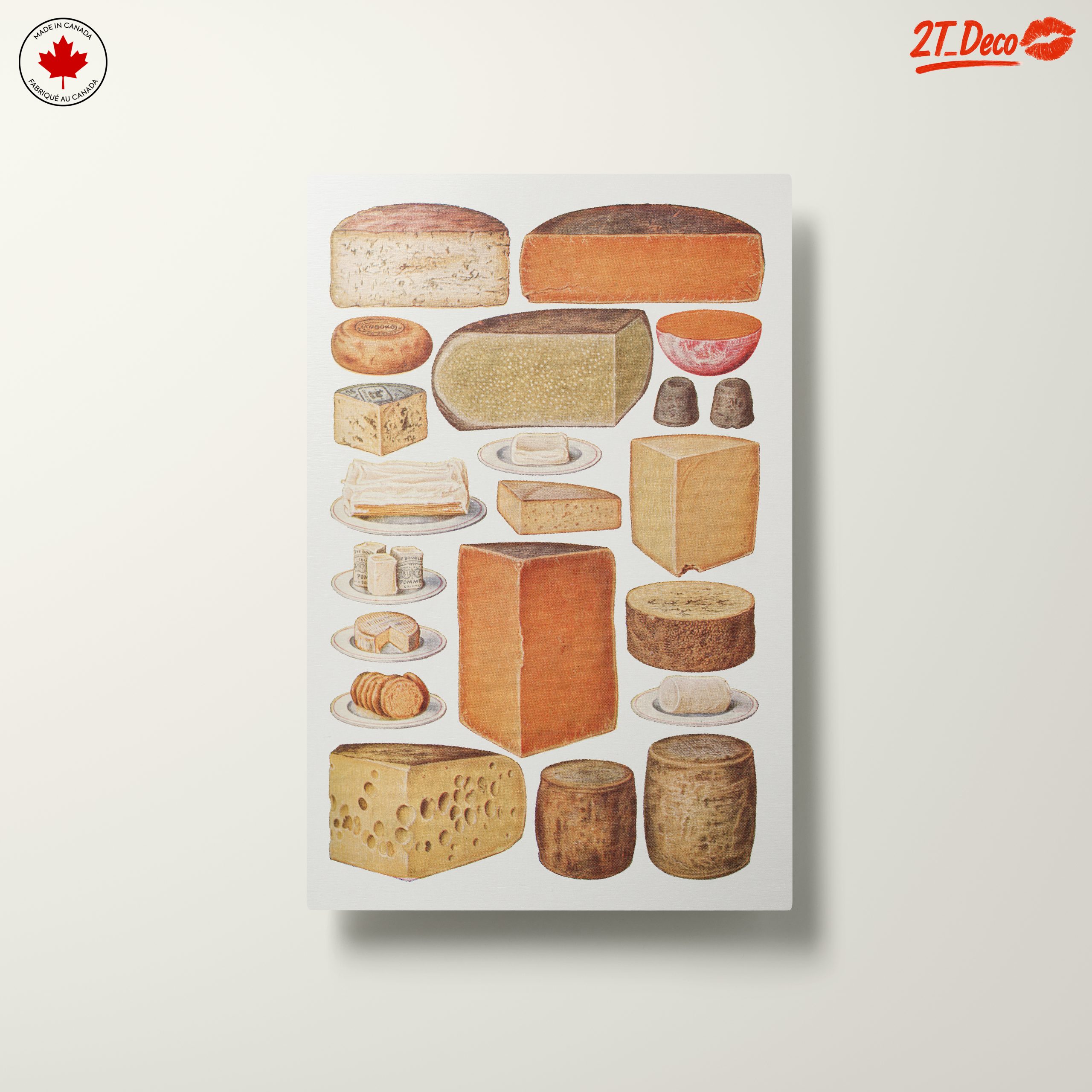 Artistic Cheese Illustration for Food Lovers - Image 10
