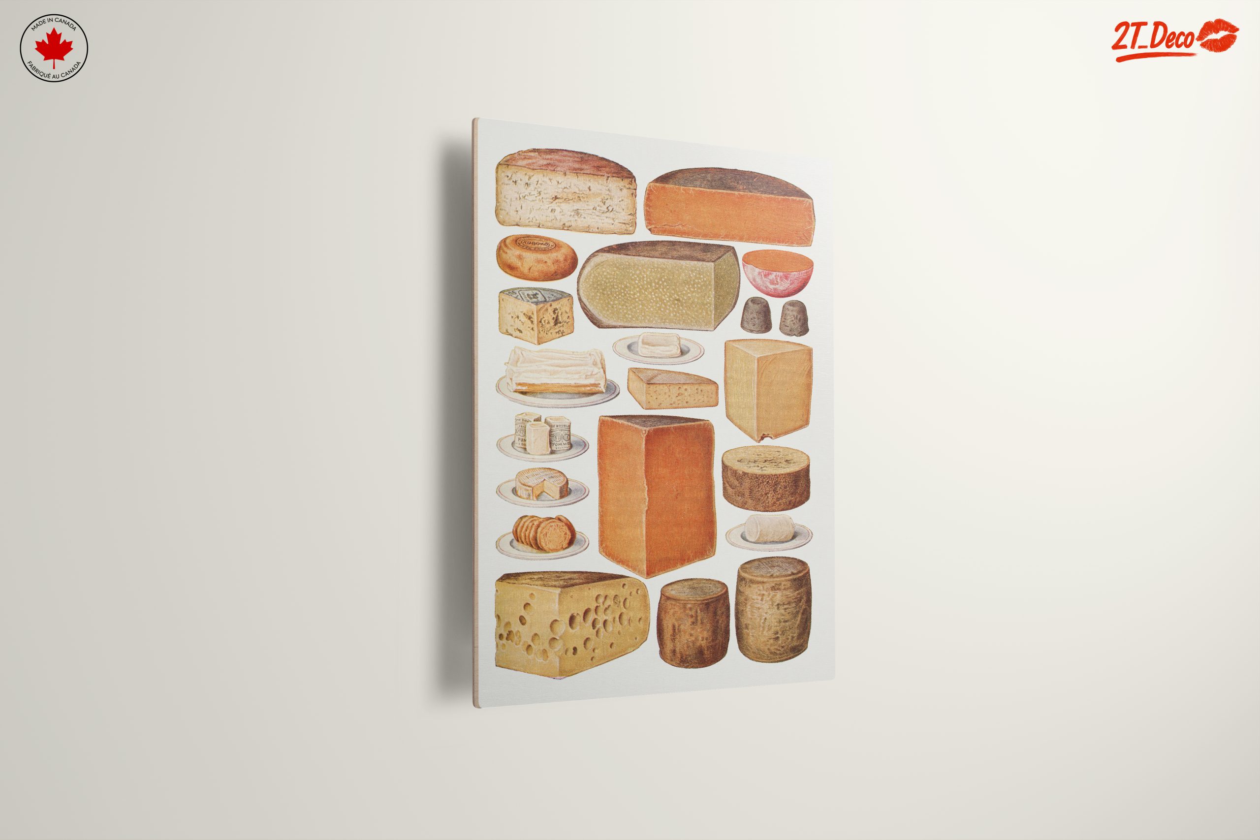 Artistic Cheese Illustration for Food Lovers - Image 13