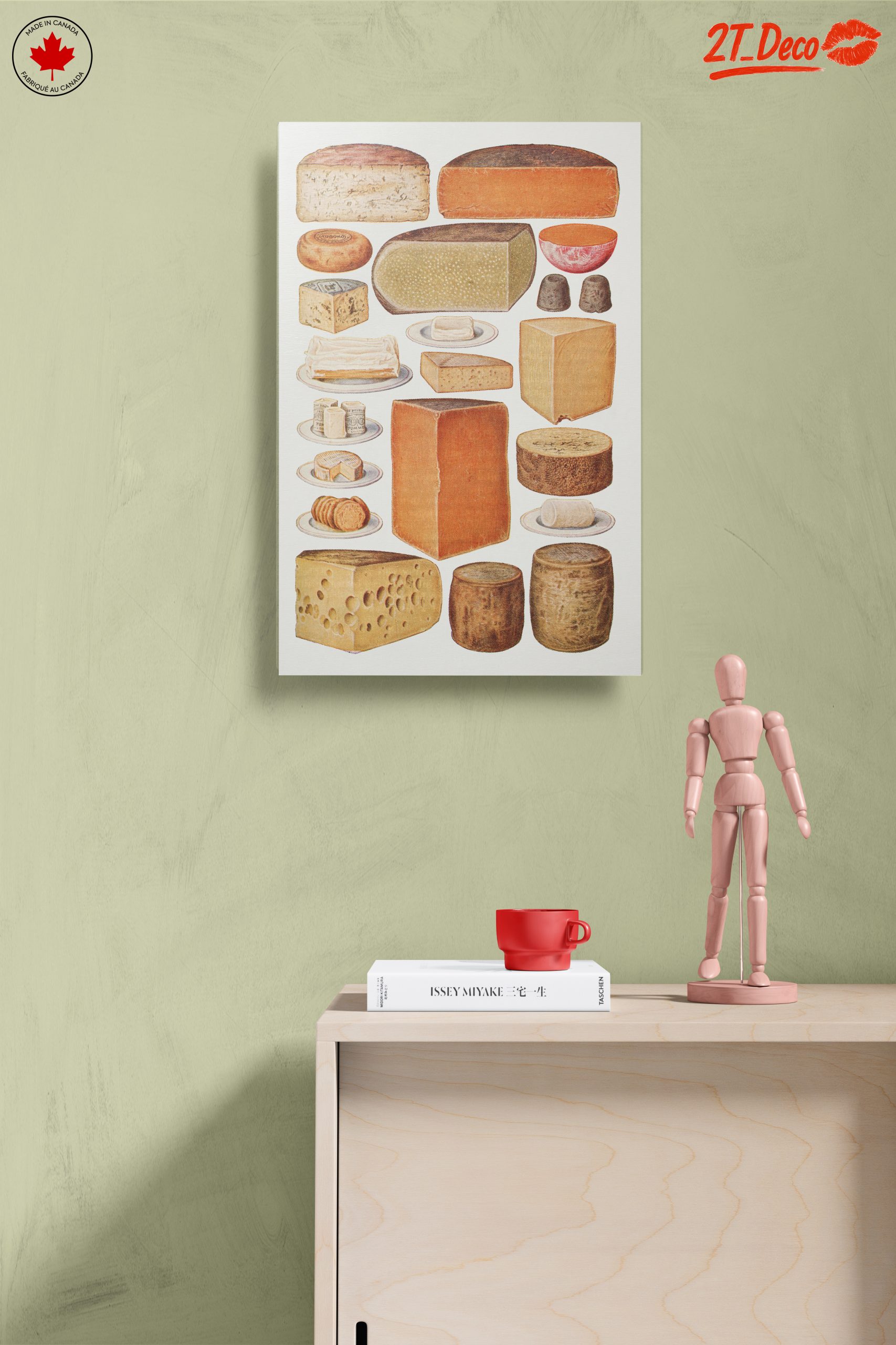 Artistic Cheese Illustration for Food Lovers - Image 14