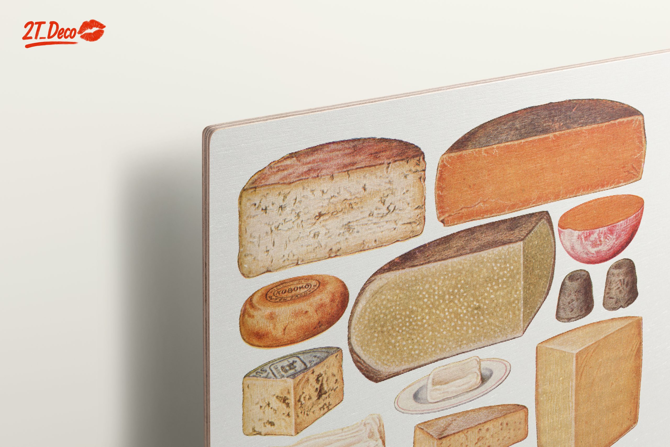 Artistic Cheese Illustration for Food Lovers - Image 15