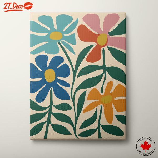 Colorful Abstract Floral Design