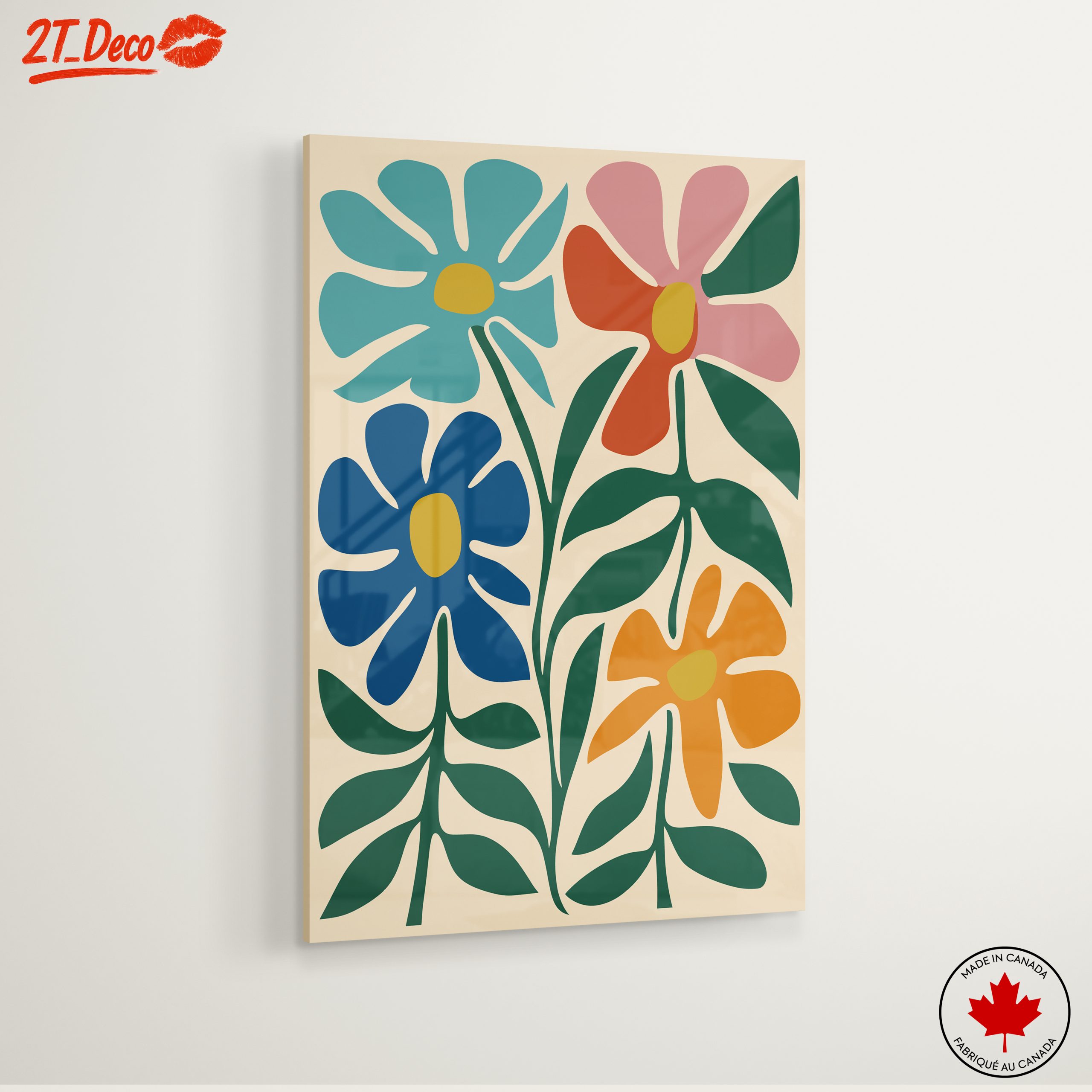 Colorful Abstract Floral Design - Image 6