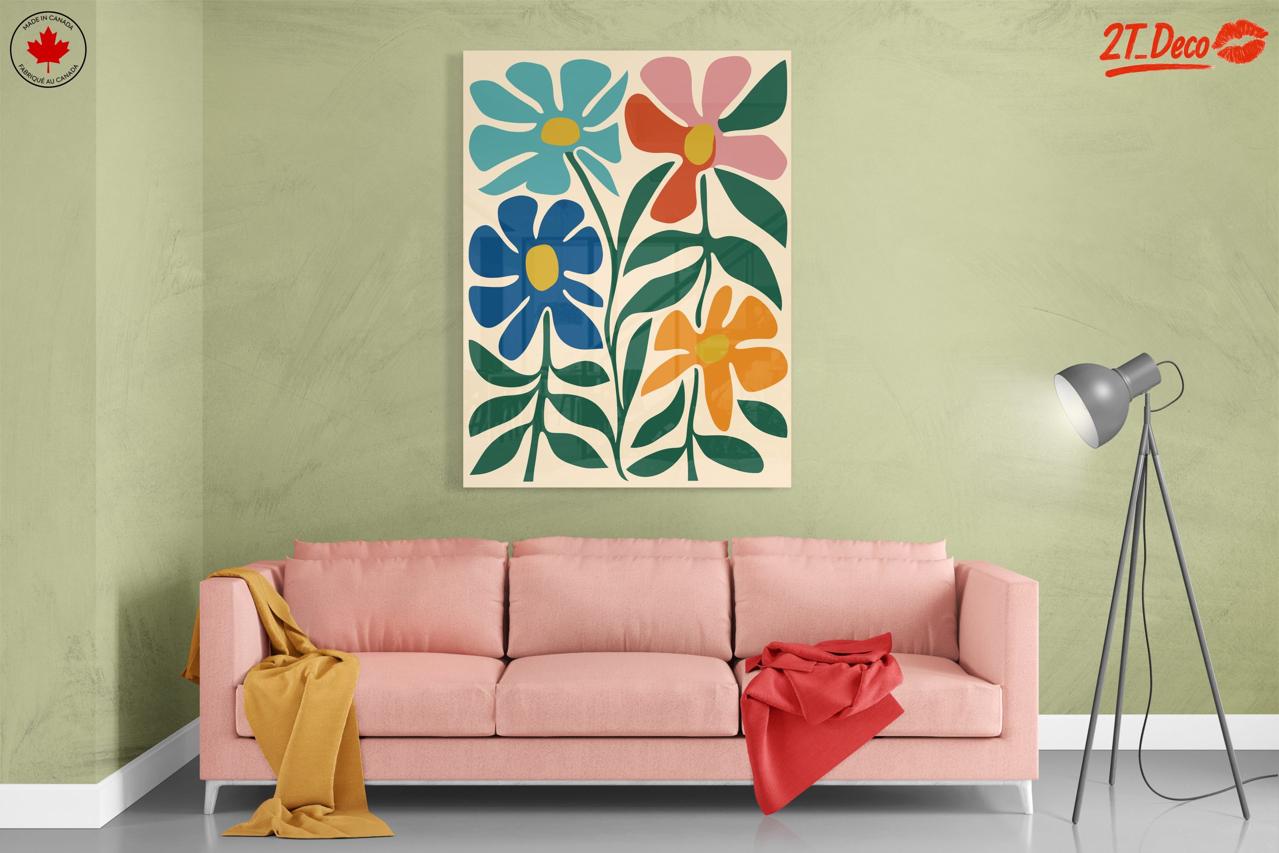 Colorful Abstract Floral Design - Image 7