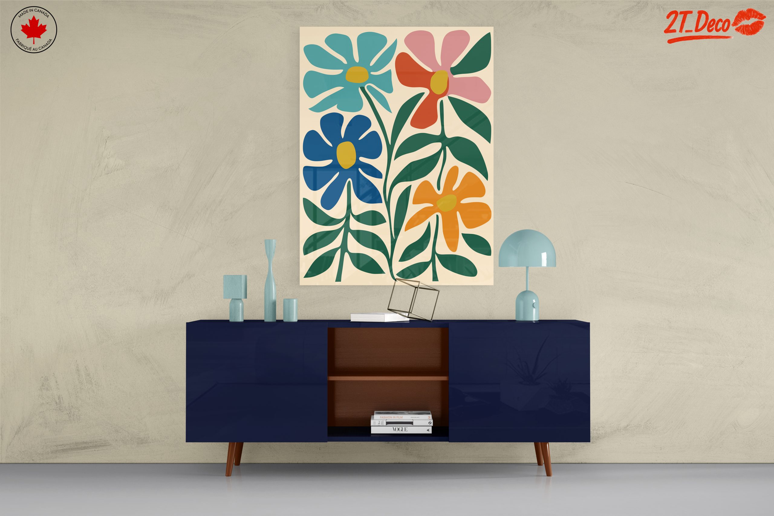 Colorful Abstract Floral Design - Image 8