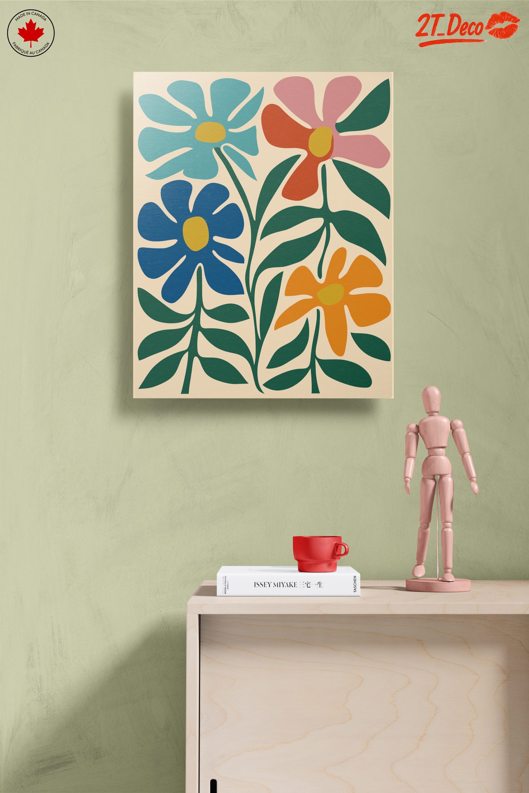 Colorful Abstract Floral Design - Image 14