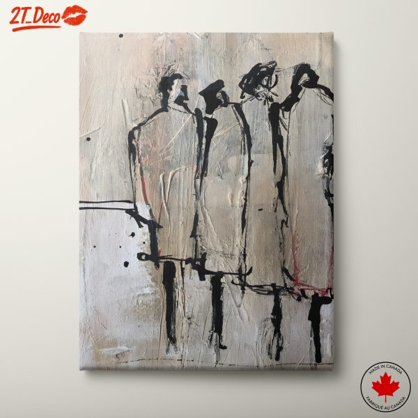 Abstract Contemporary Portraits of Figures