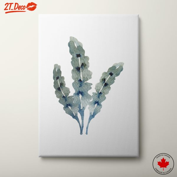 Stylish Botanical Watercolor Leaves Art