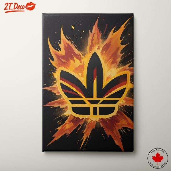 Dynamic Adidas Logo Art 2