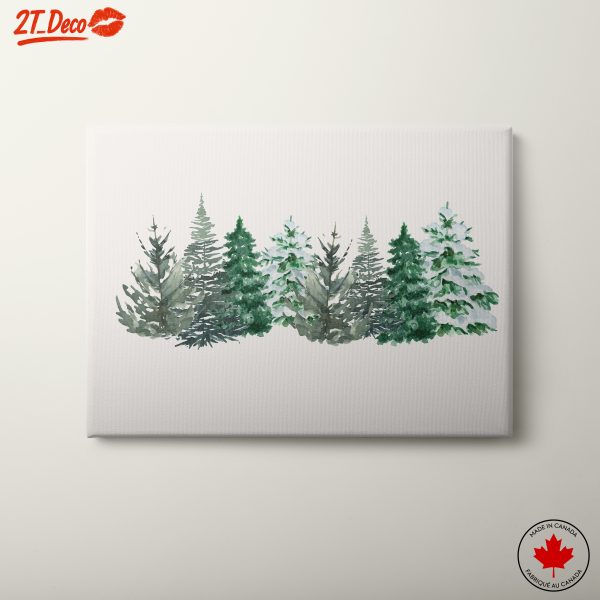 Botanical Art Featuring Various Trees