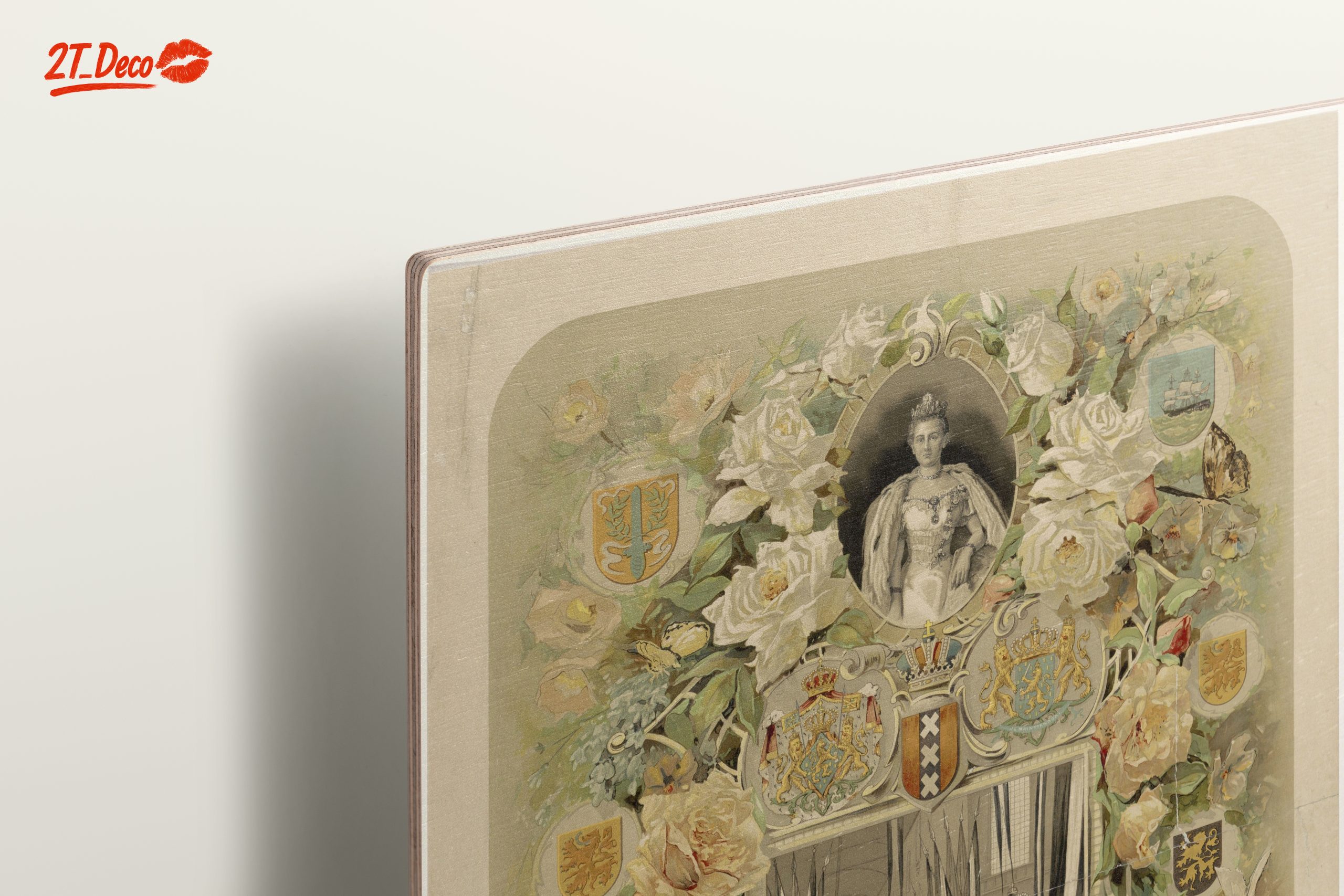 Regal Historical Art with Floral Motifs - Image 15