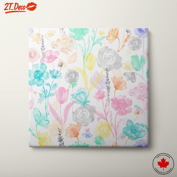 Colorful Floral Arrangement Art for Home