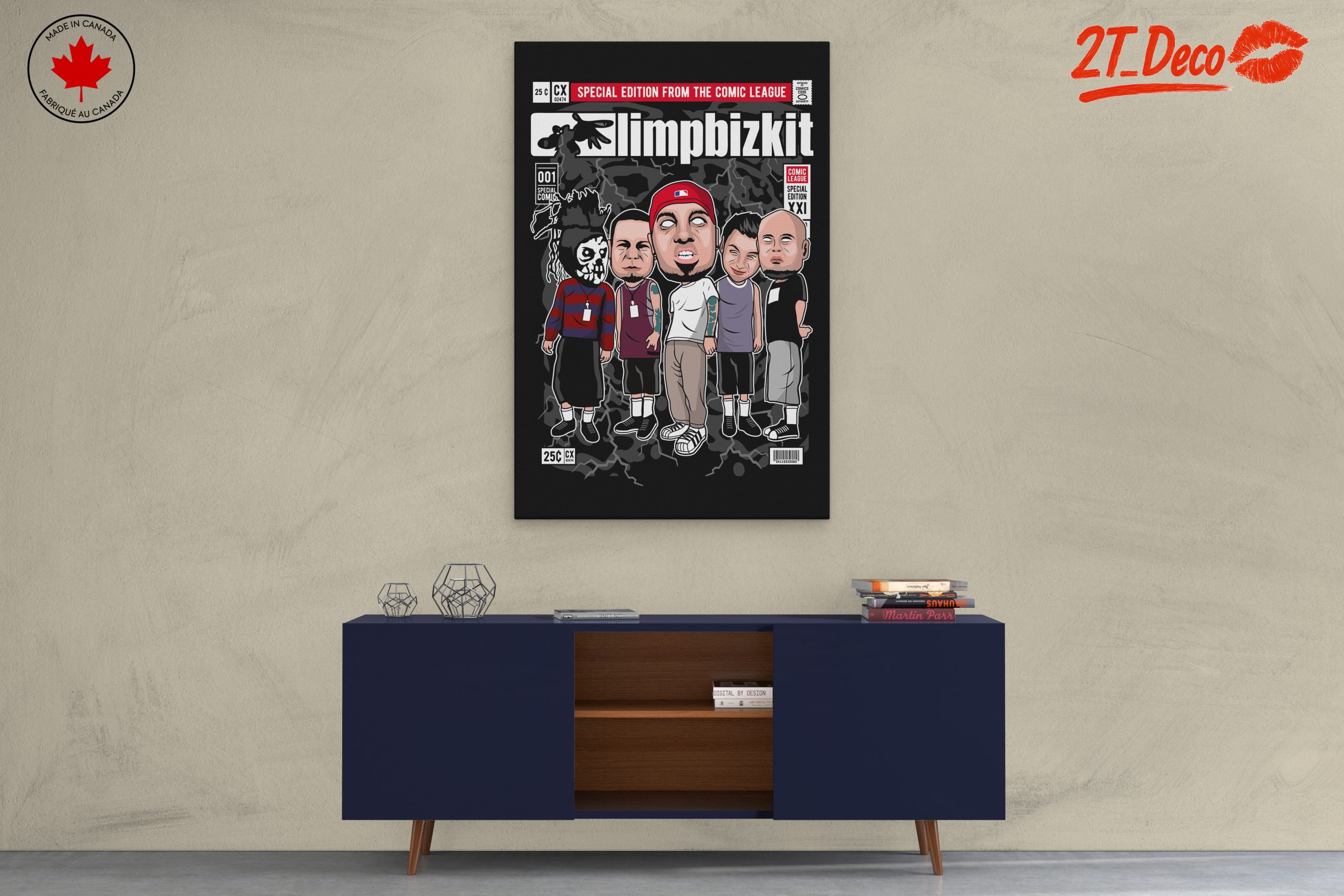 Cartoon Band Artwork Featuring Limp Bizkit - Image 3